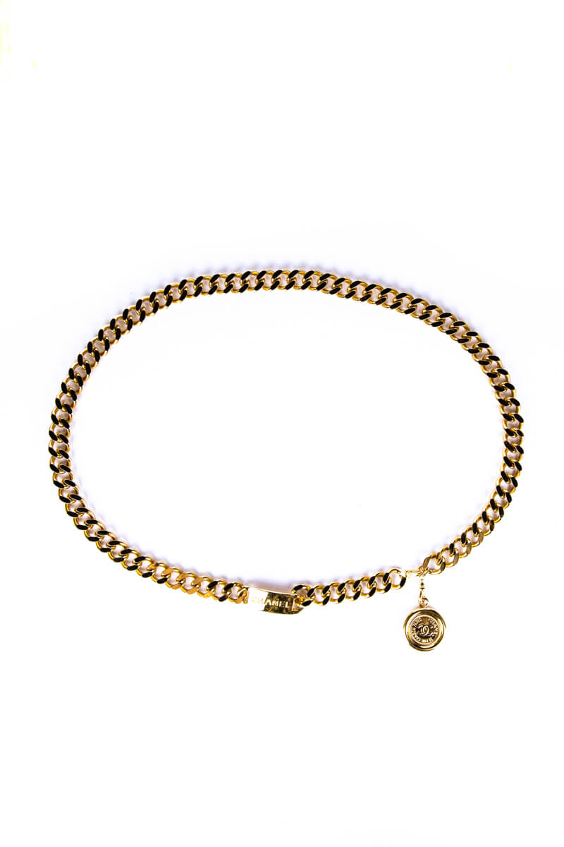 Chanel Gold Chain Link Belt Bag
