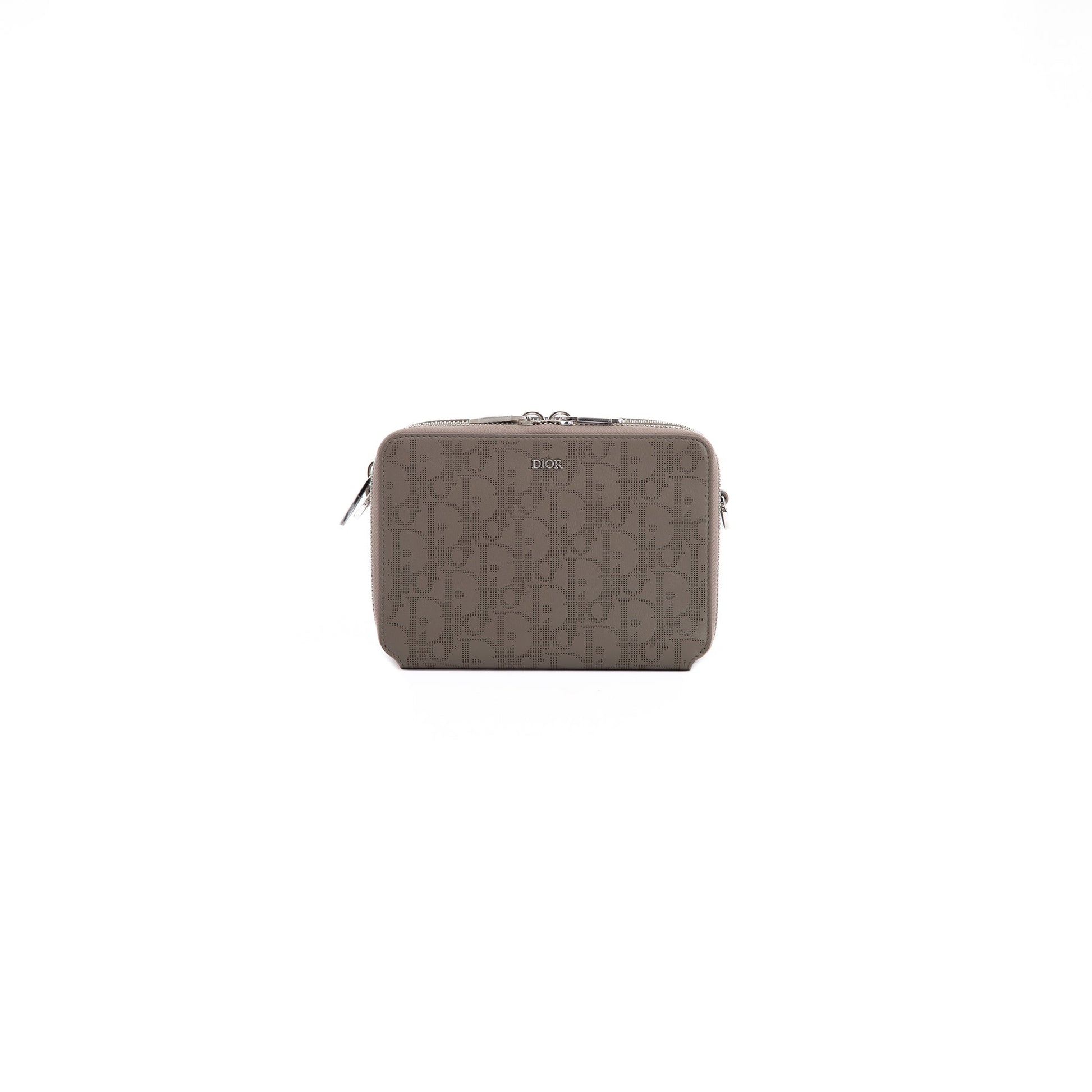 Dior Christian Oblique Galaxy Messenger Pouch Handbag Leather Travel Bag