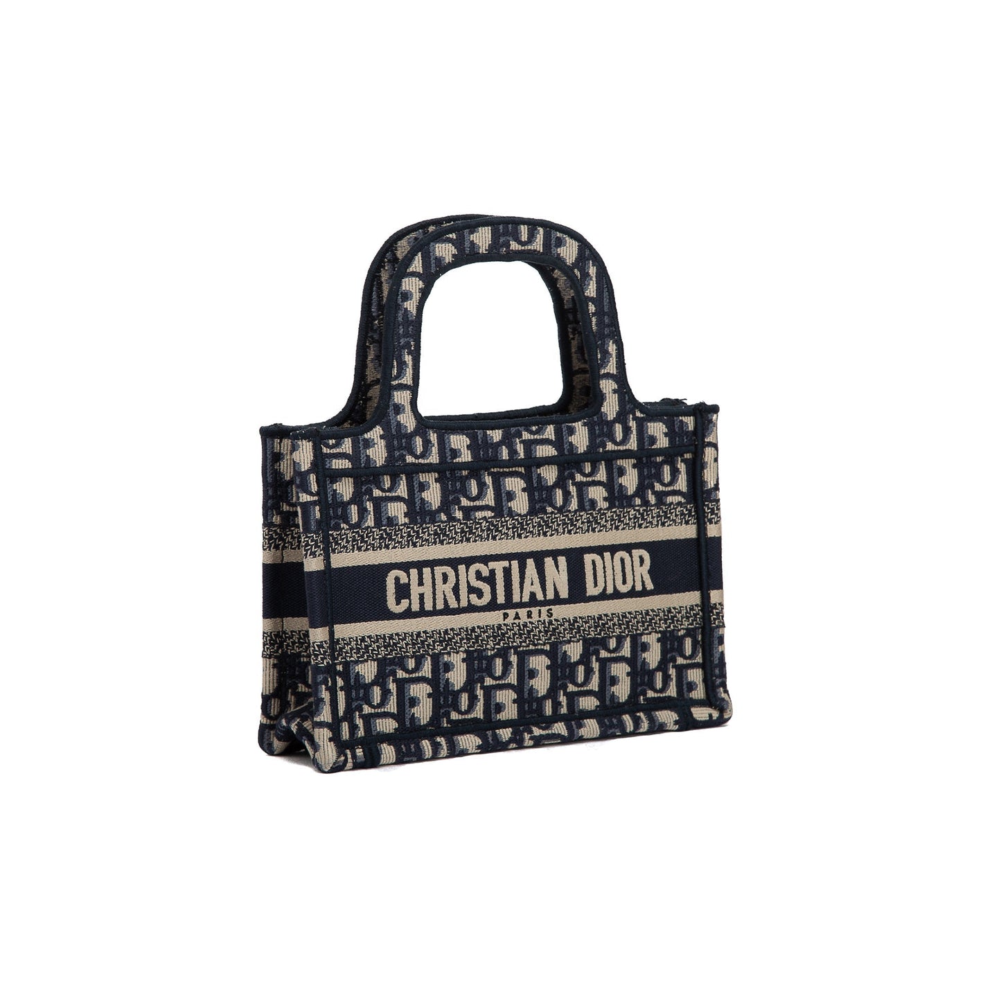 Dior Christian Oblique Book Tote Handbag Mini Tote Bag