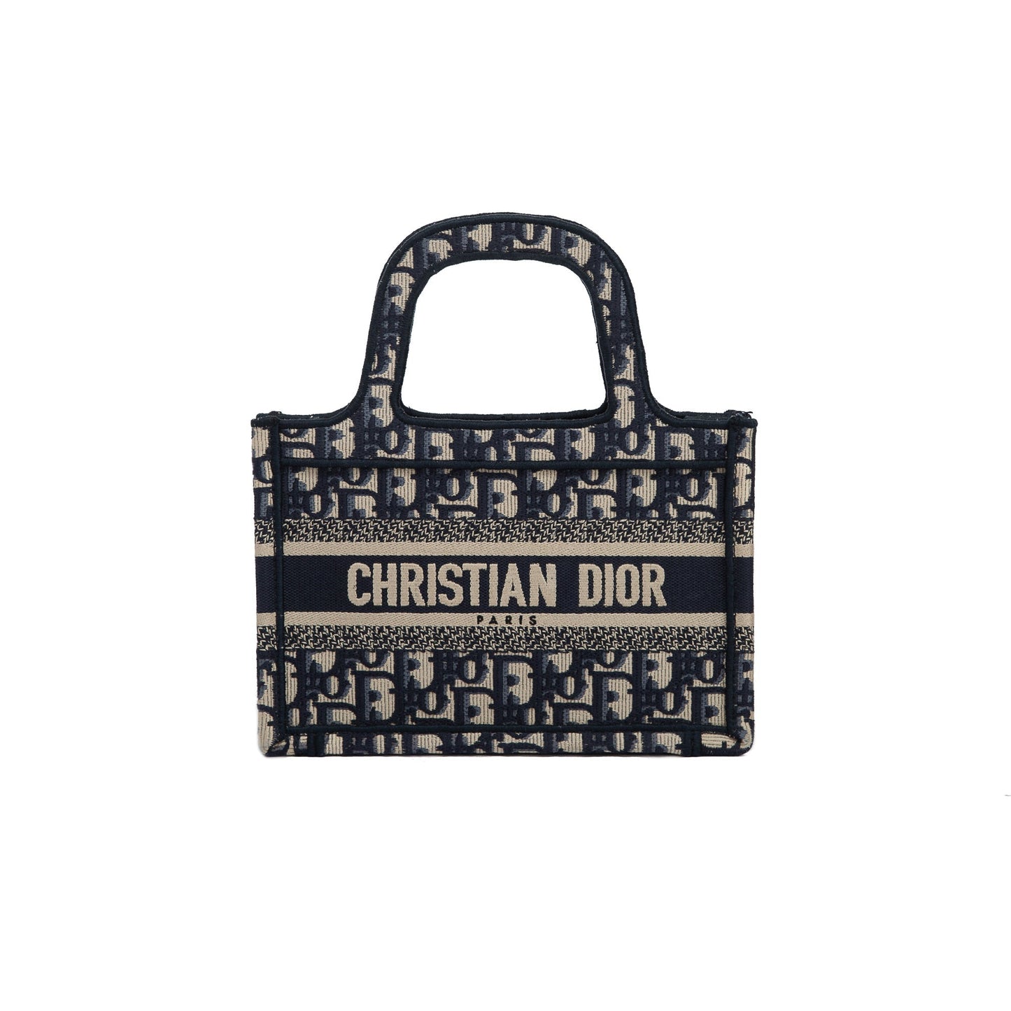 Dior Christian Oblique Book Tote Handbag Mini Tote Bag