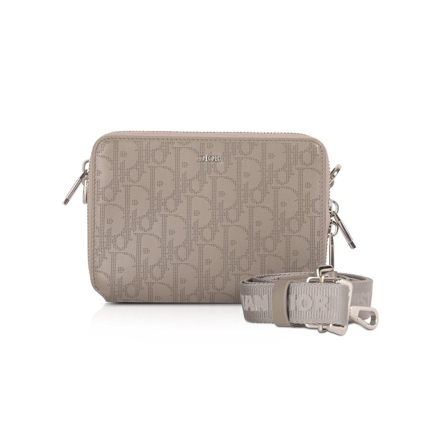 Dior Christian Oblique Pouch Handbag Travel Bag