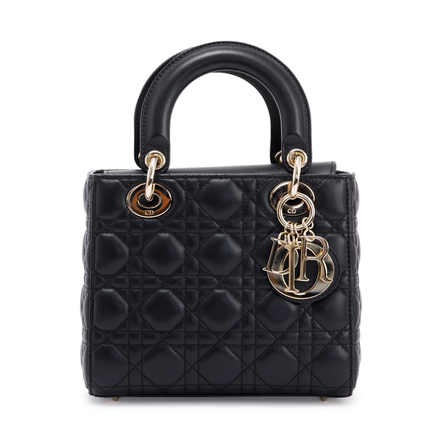 Dior Christian Lady Bag Black Small Travel Bag