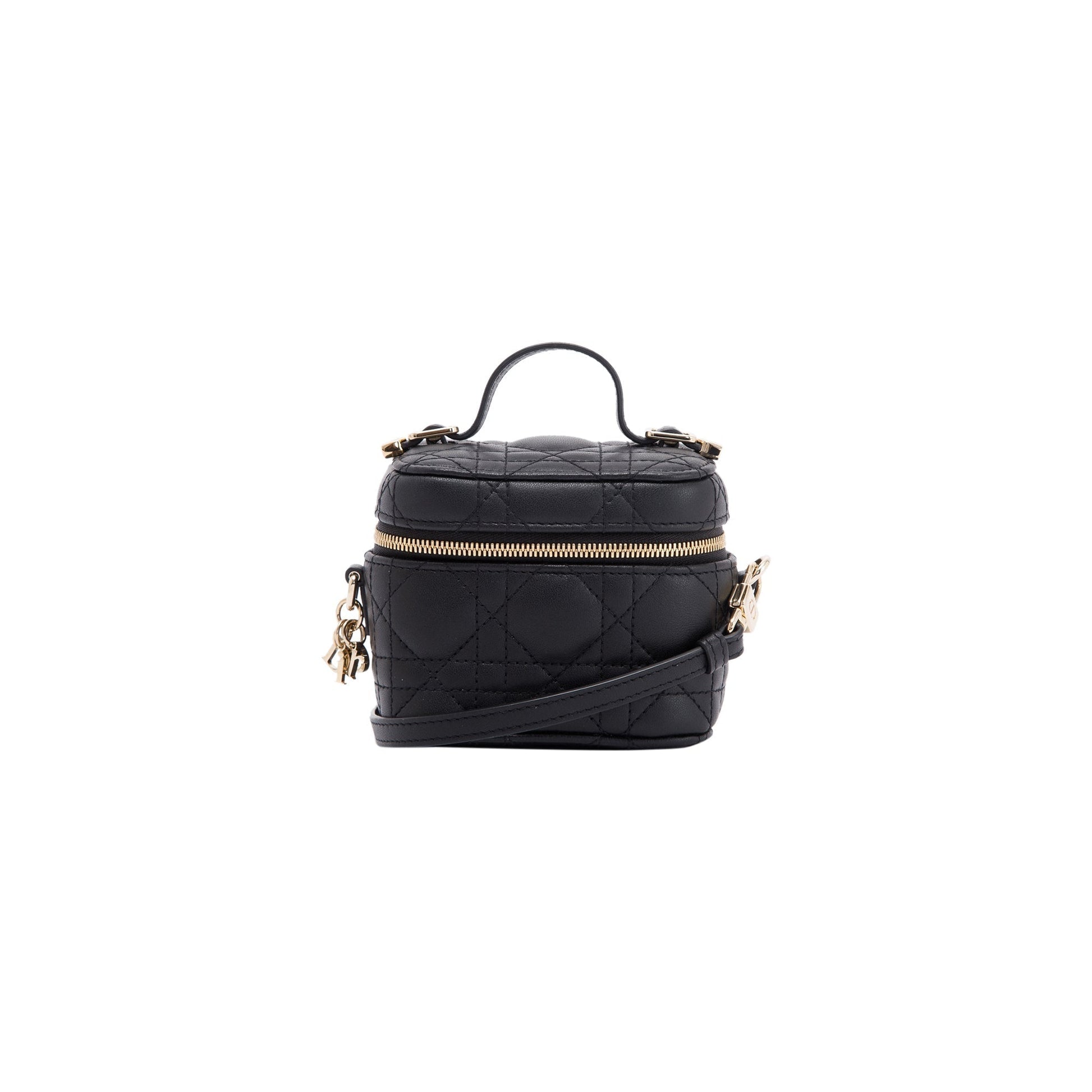 Dior Christian Micro Lady Vanity Case Handbag Travel Bag