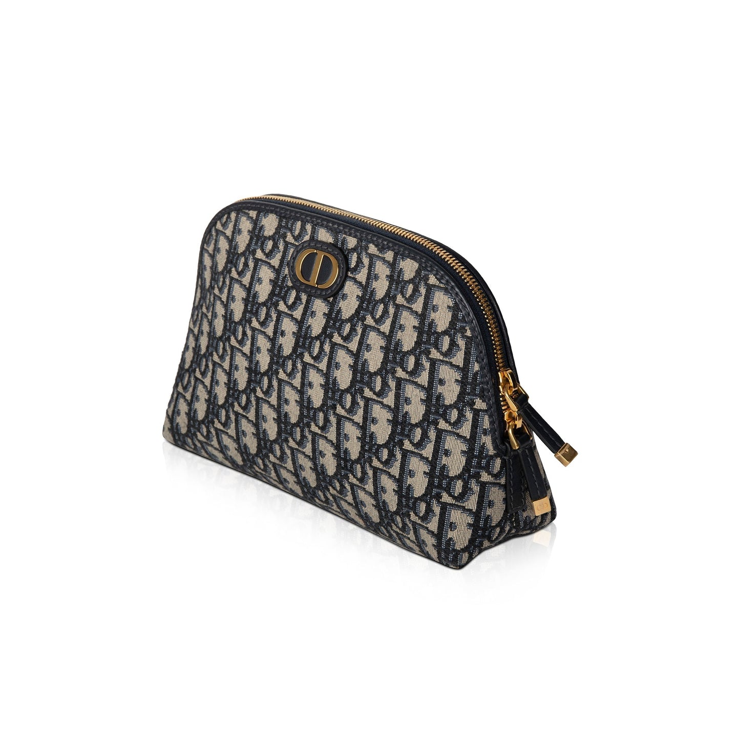 Dior Christian Oblique Montaigne Beauty Pouch Handbag Travel Bag