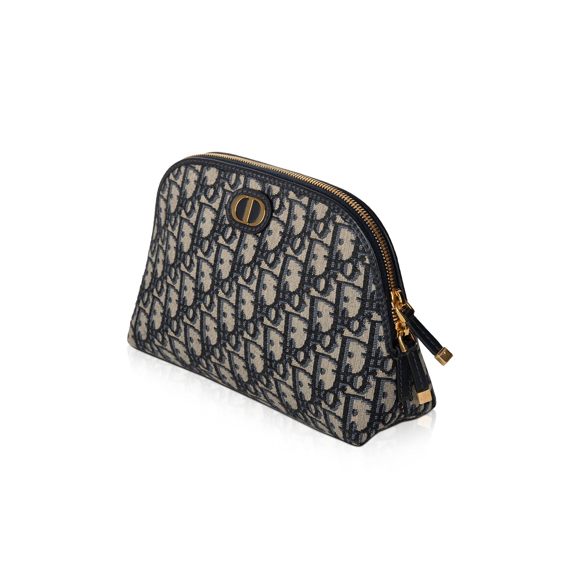 Dior Christian Oblique Montaigne Beauty Pouch Handbag Travel Bag