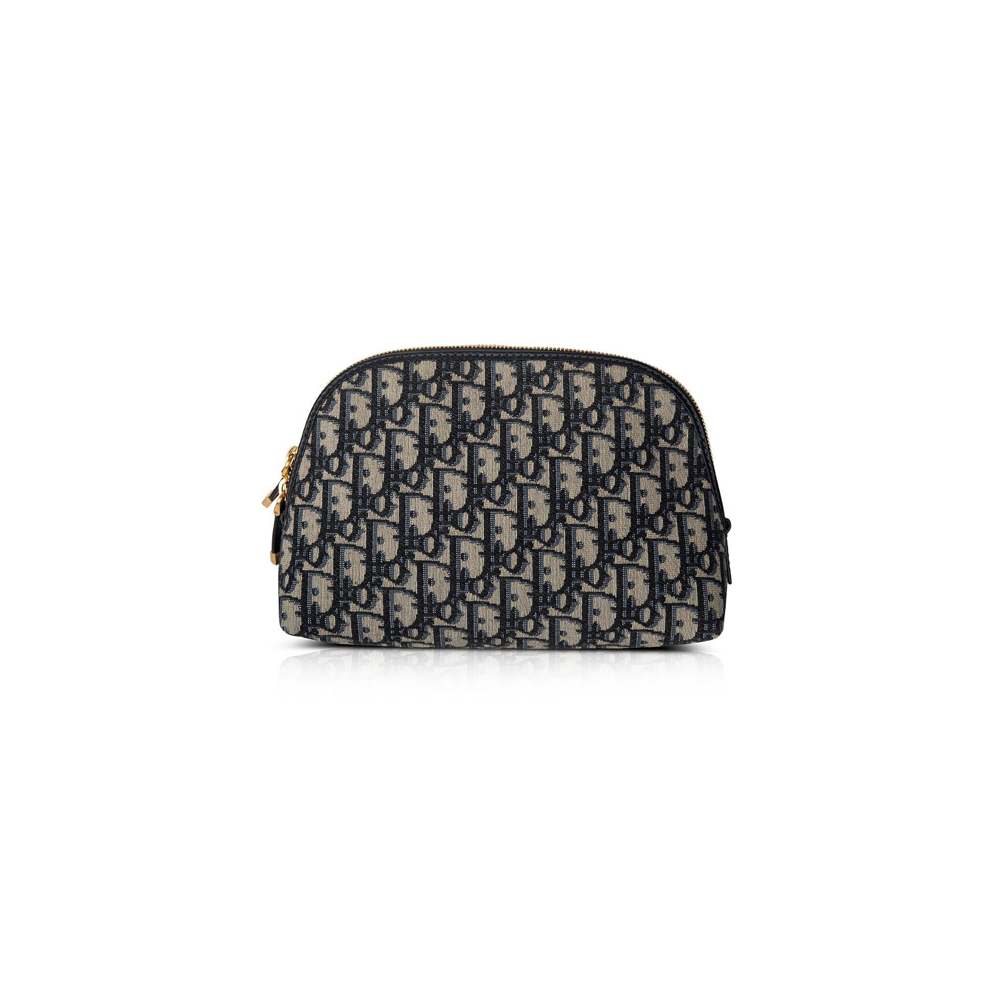 Dior Christian Oblique Montaigne Beauty Pouch Handbag Travel Bag