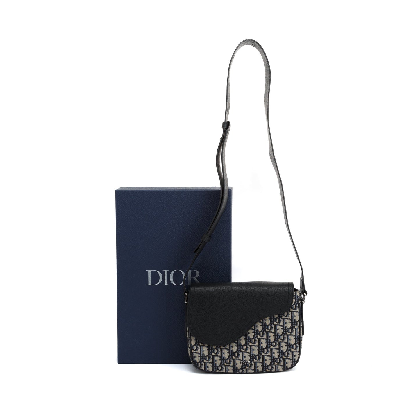 Dior Christian Oblique Saddle Messenger Bag Mini Travel Bag