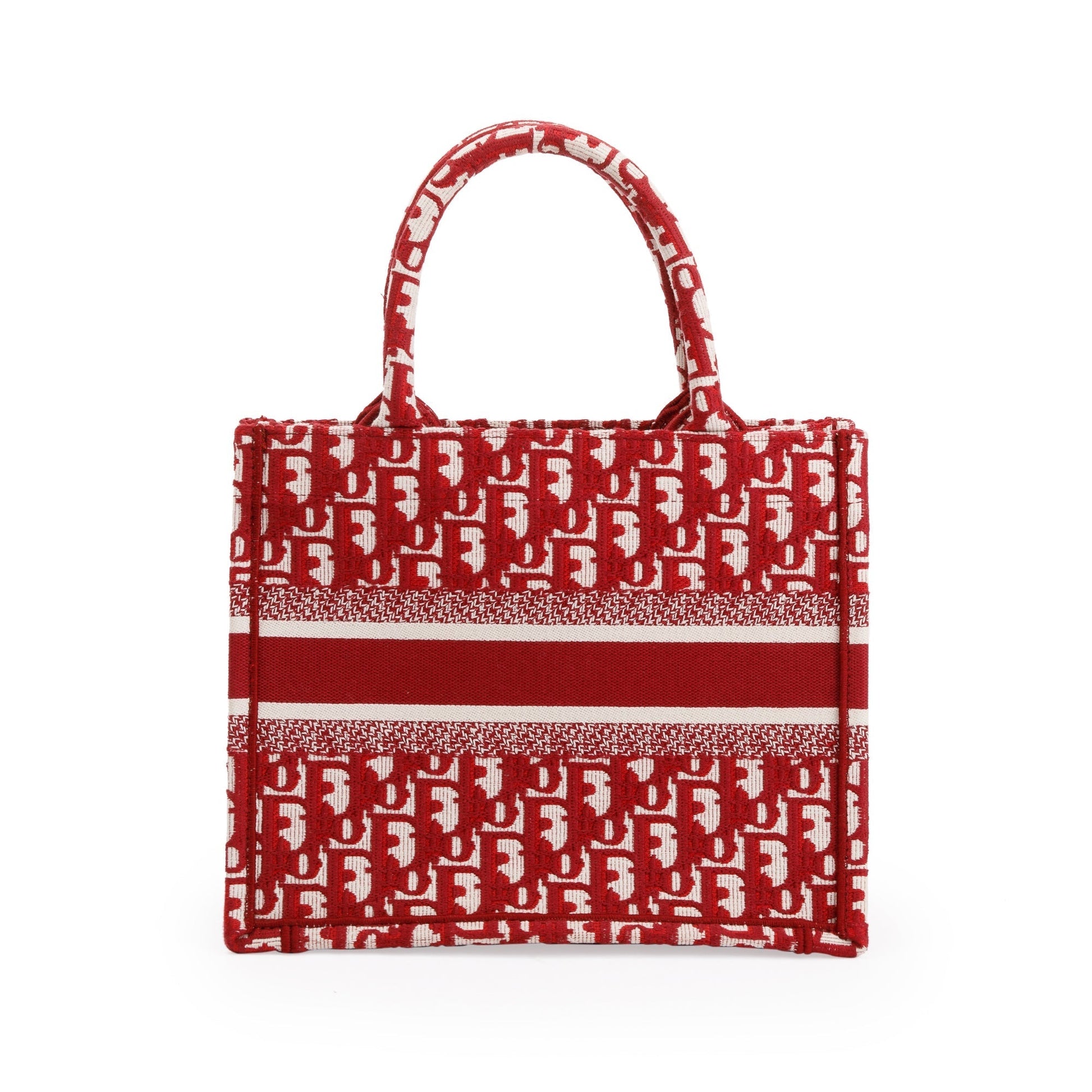 Dior Christian Oblique Book Tote Handbag Small Tote Bag