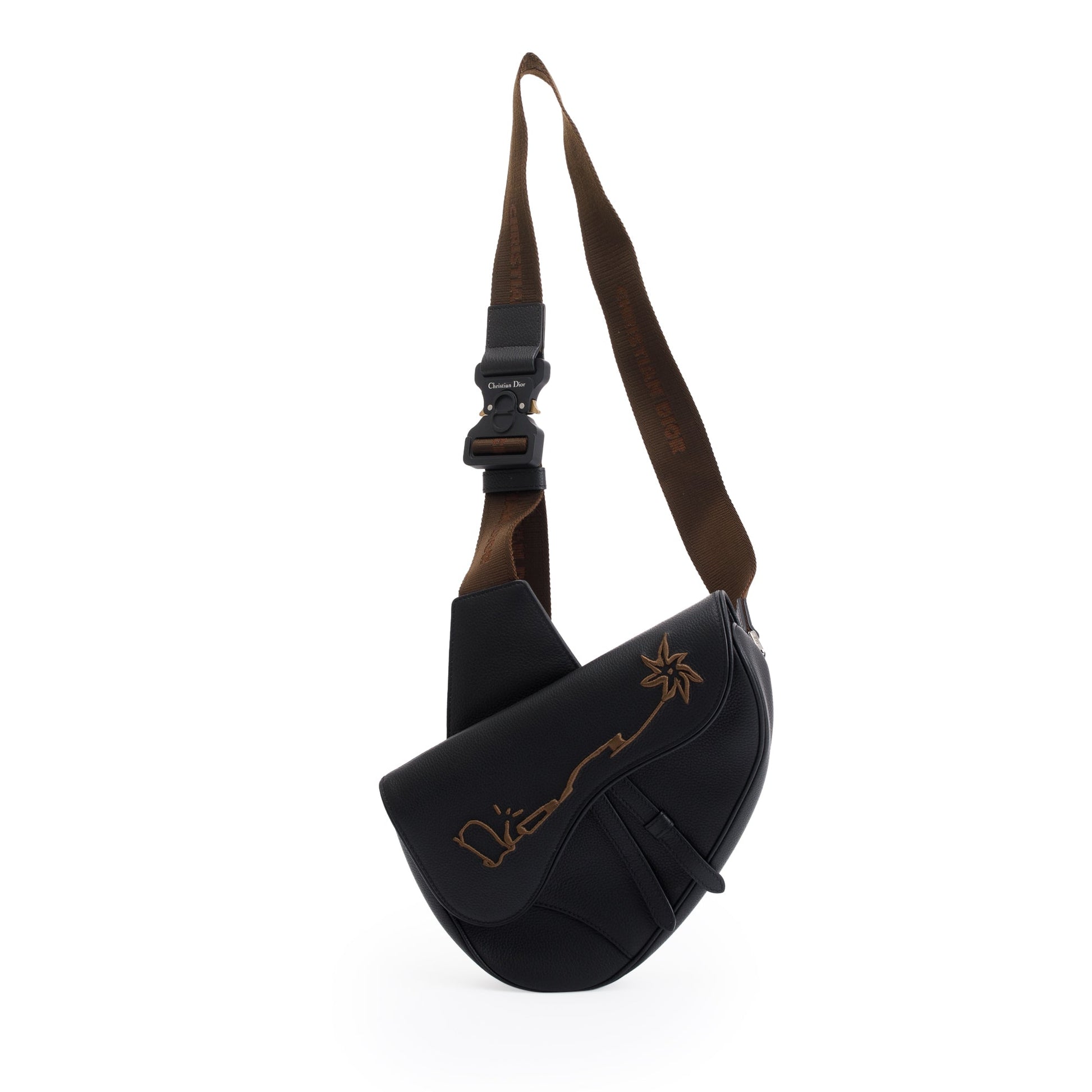 Dior Christian X Cactus Jack Saddle Bag Travel Bag