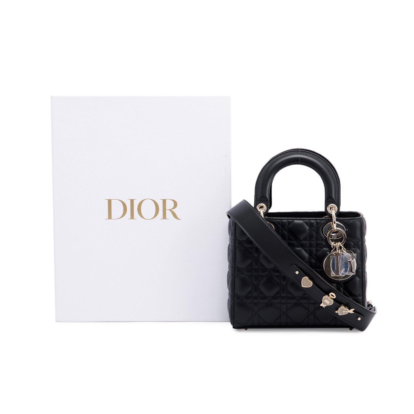 Dior Christian My Lady Lucky Badges Bag Small Travel Bag