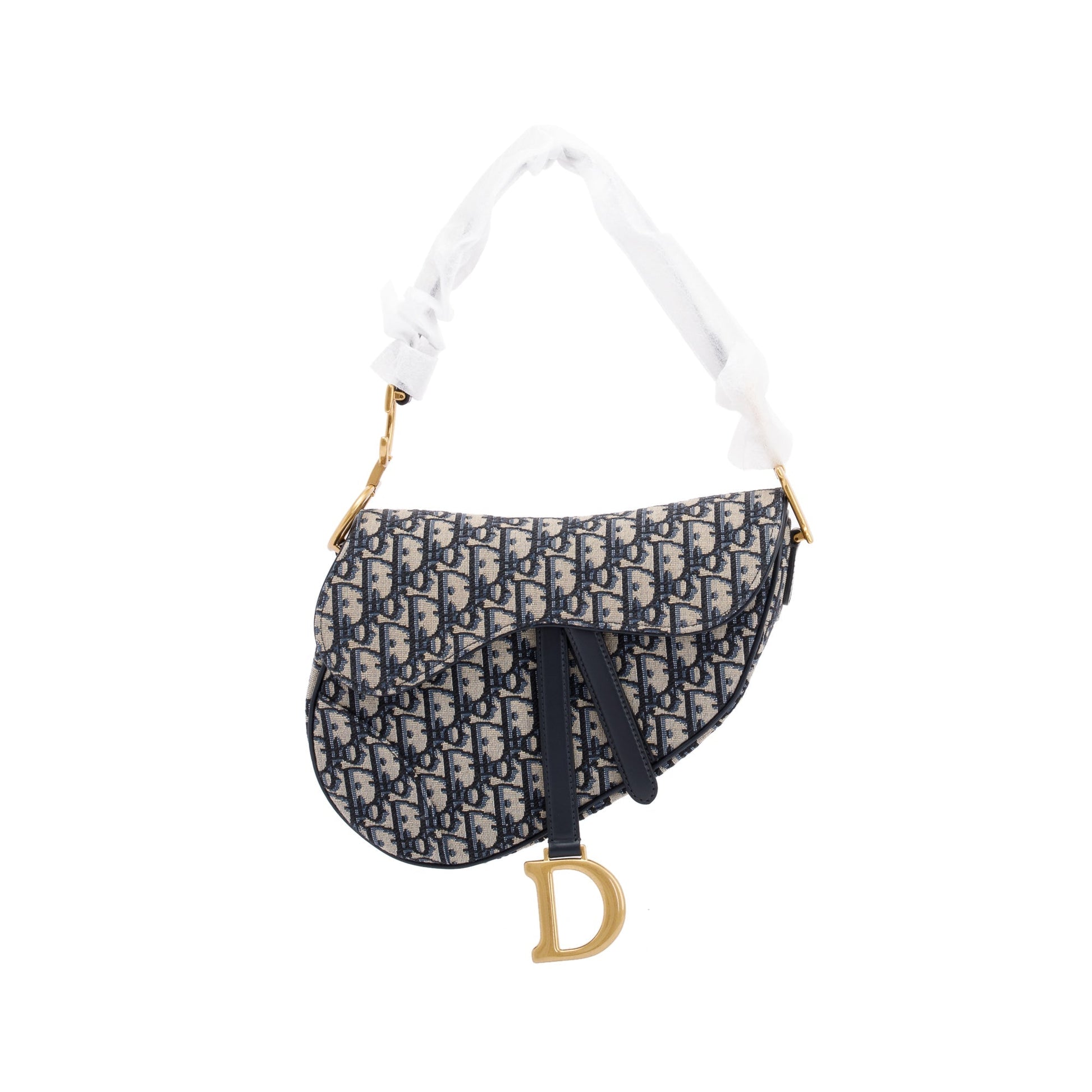 Dior Christian Oblique Saddle Bag Medium Travel Bag