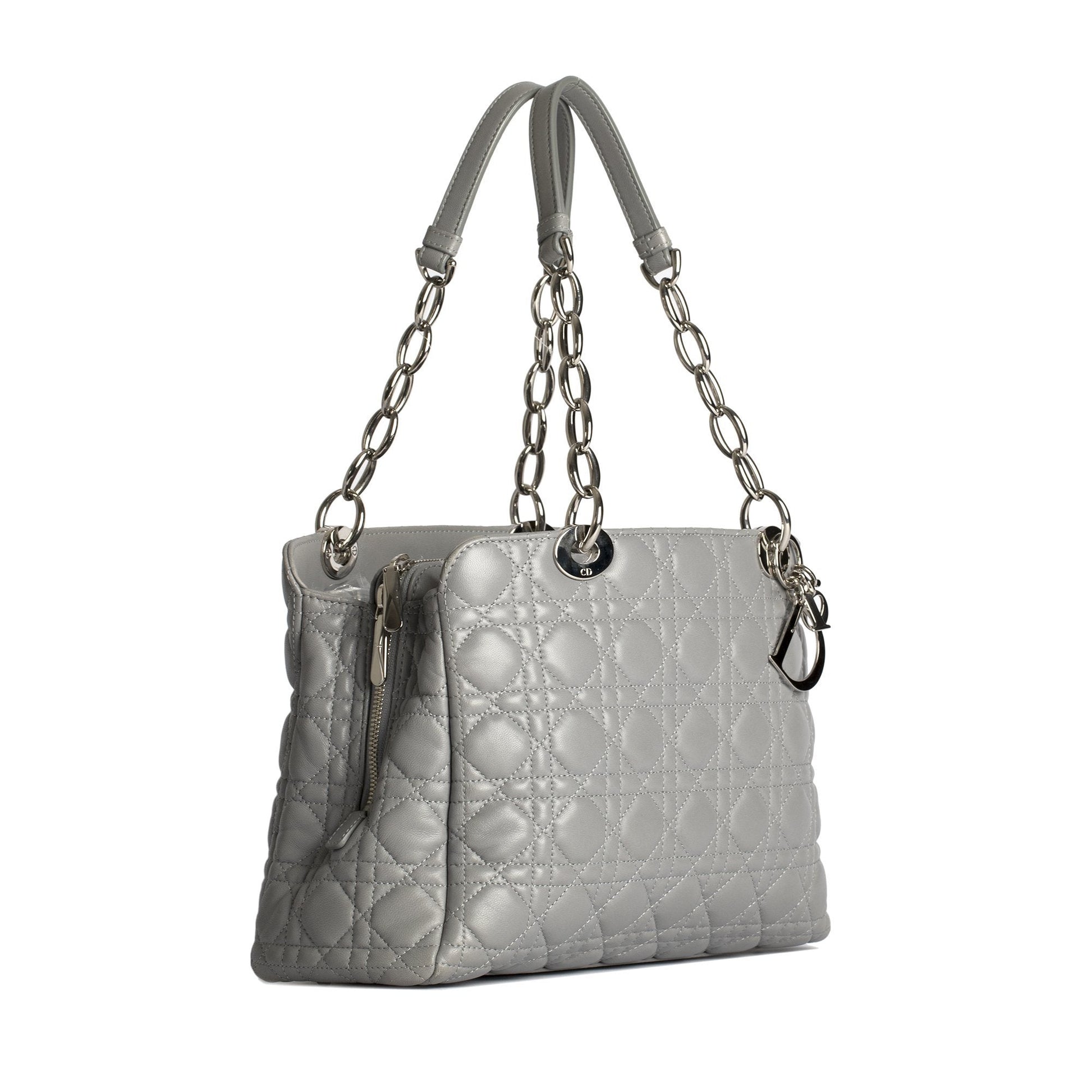 Dior Christian Cannage Soft Shopping Tote Handbag Tote Bag