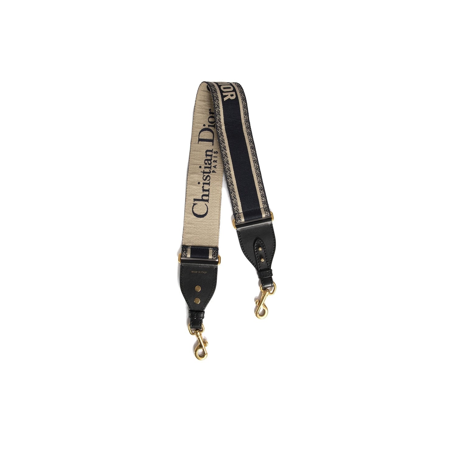 Dior Christian Embroidered Bag Strap Logo Travel Bag