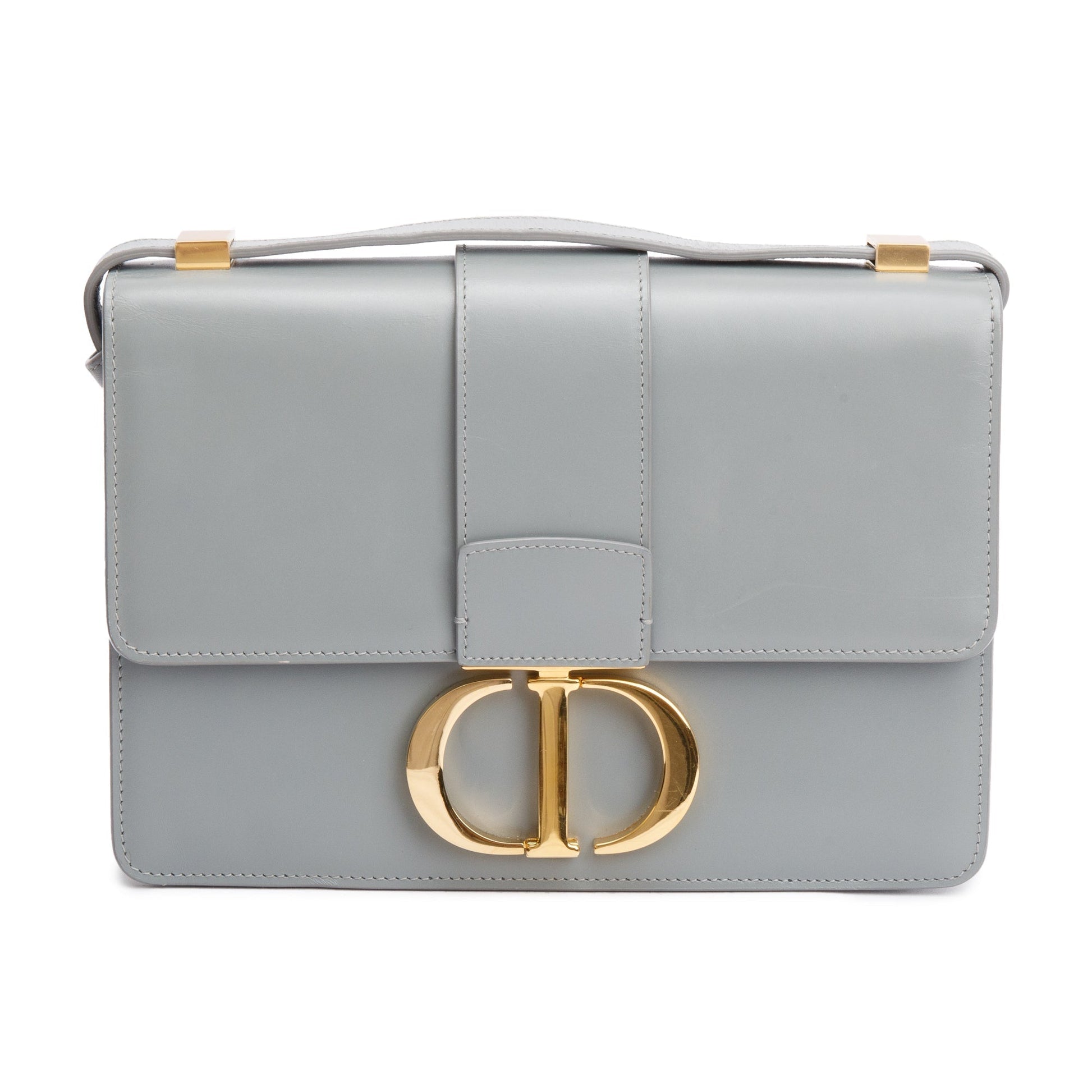 Dior Christian Grey Box Montaigne Bag Leather Travel Bag