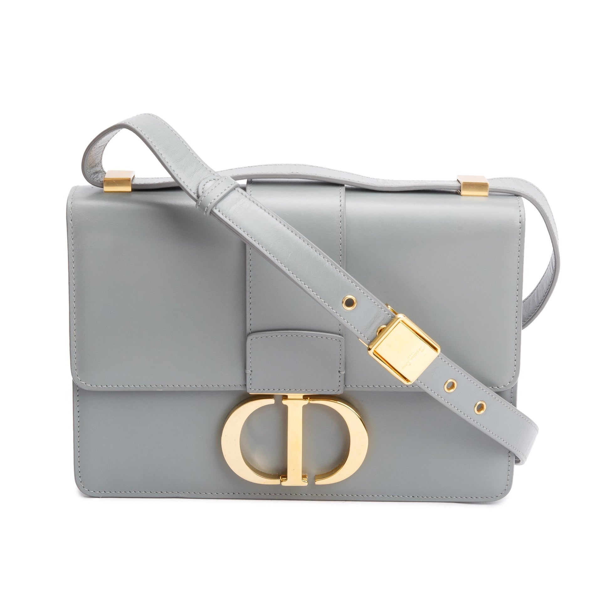 Dior Christian Grey Box Montaigne Bag Leather Travel Bag