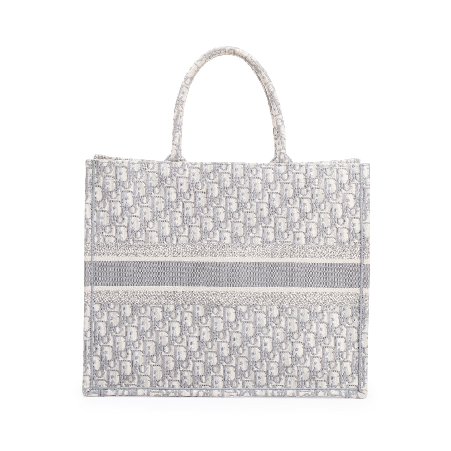 Dior Christian Oblique Book Tote Handbag Large Tote Bag