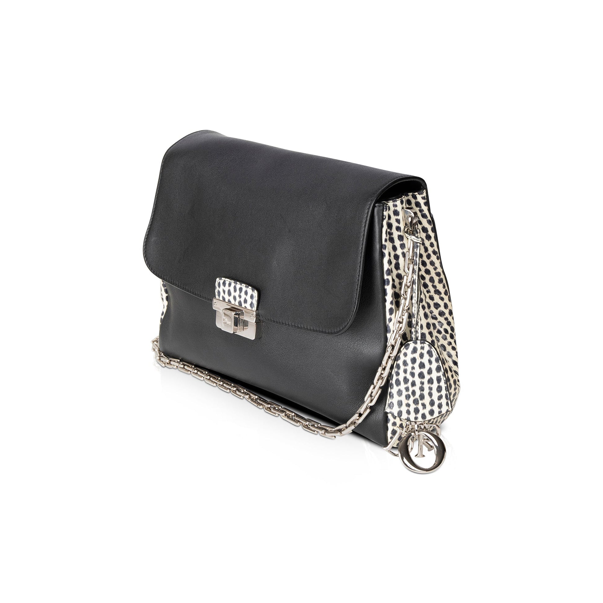 Dior Christian Python Trimmed ling Bag Large Travel Bag