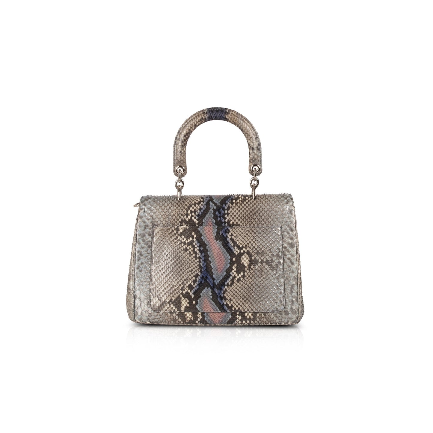 Dior Christian Python Be Bag Medium Travel Bag