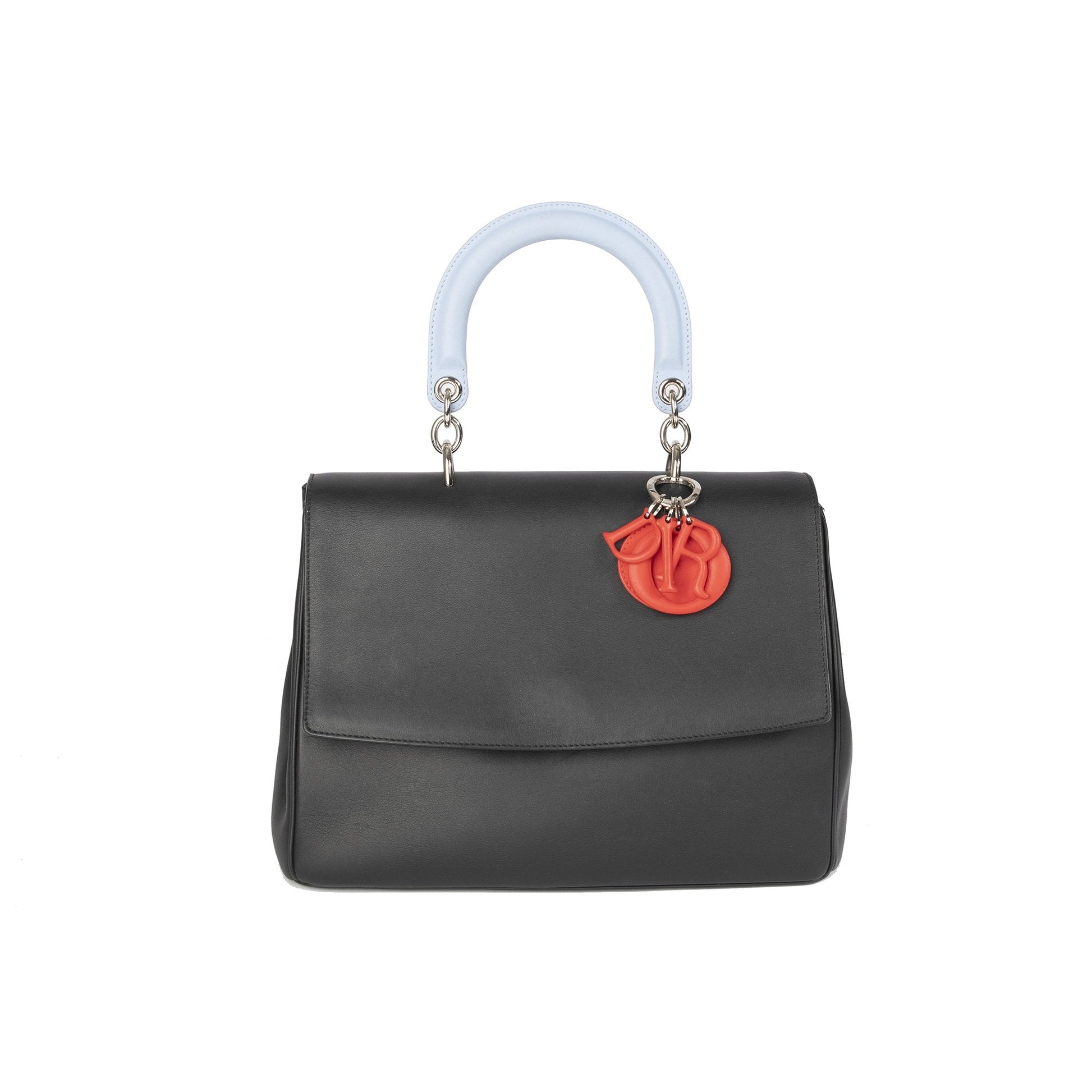 Dior Christian Tri Colour Be Bag Medium Flap Travel Bag
