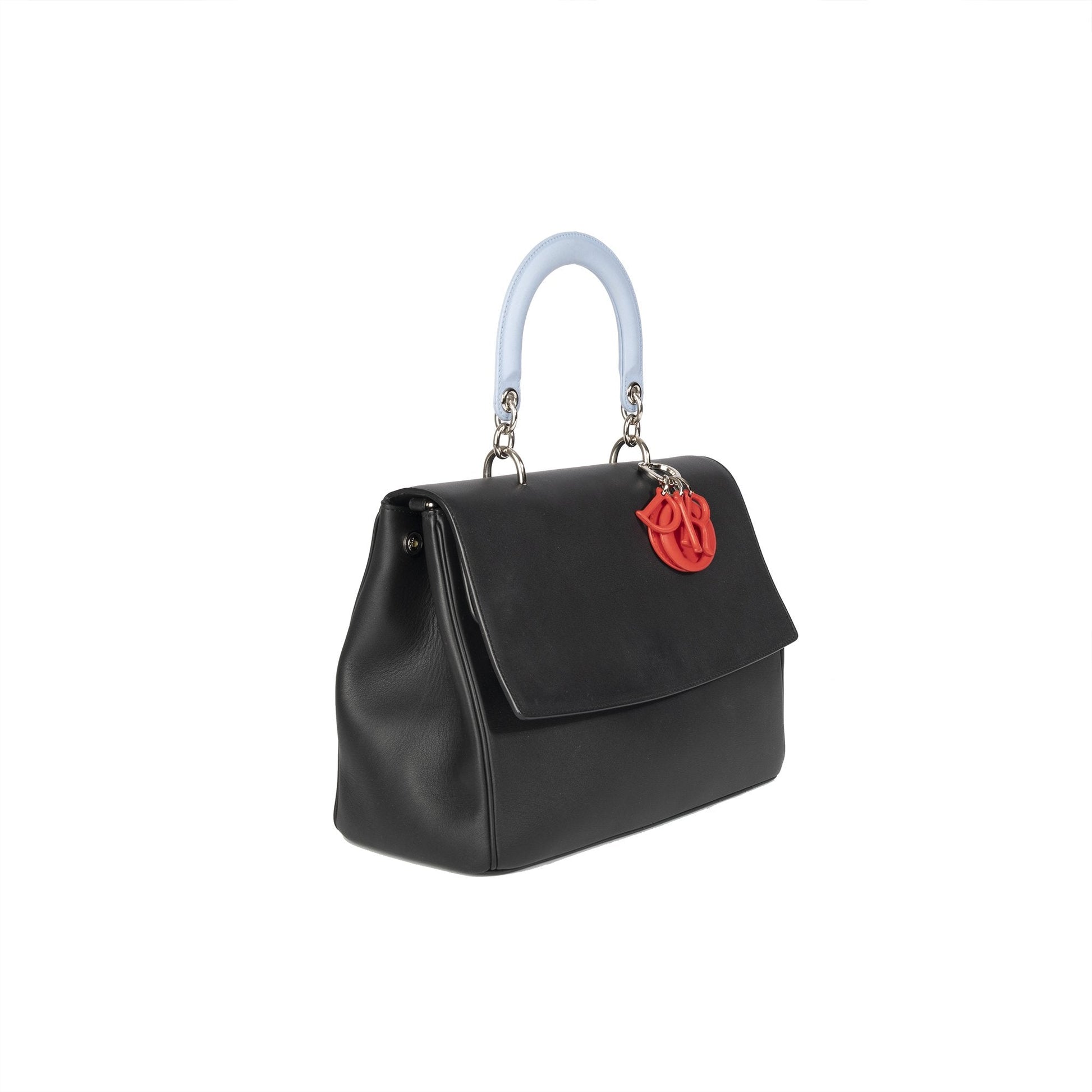 Dior Christian Tri Colour Be Bag Medium Flap Travel Bag