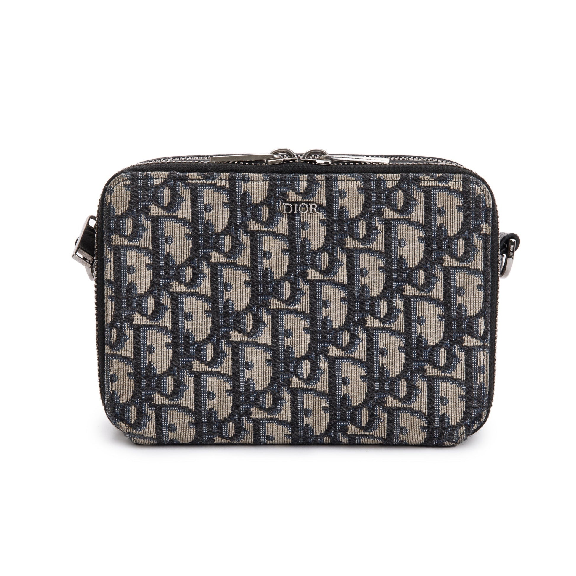 Dior Christian Men Oblique Crossbody Pouch Handbag Crossbody Bag