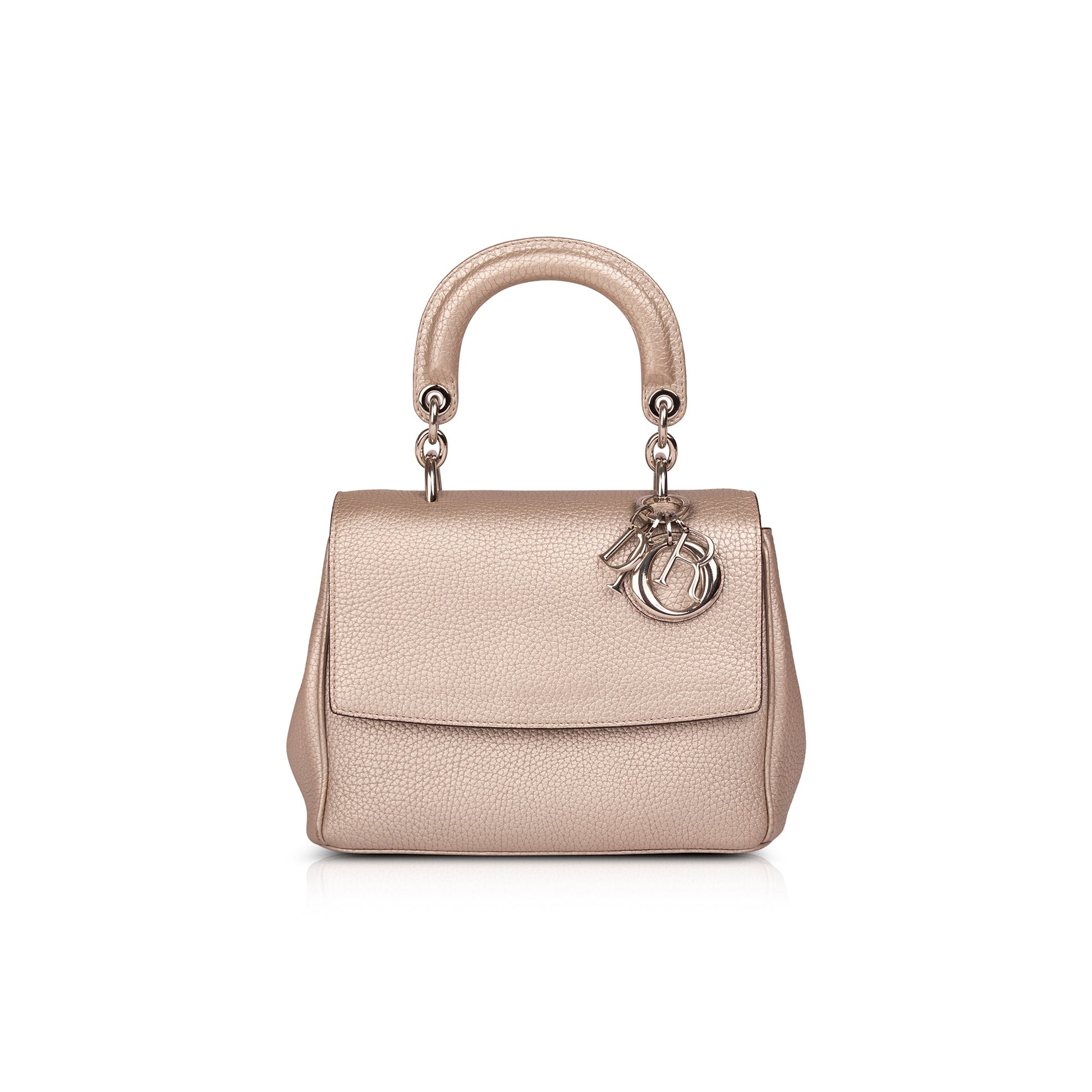 Dior Christian Metallic Be Bag Mini Flap Travel Bag