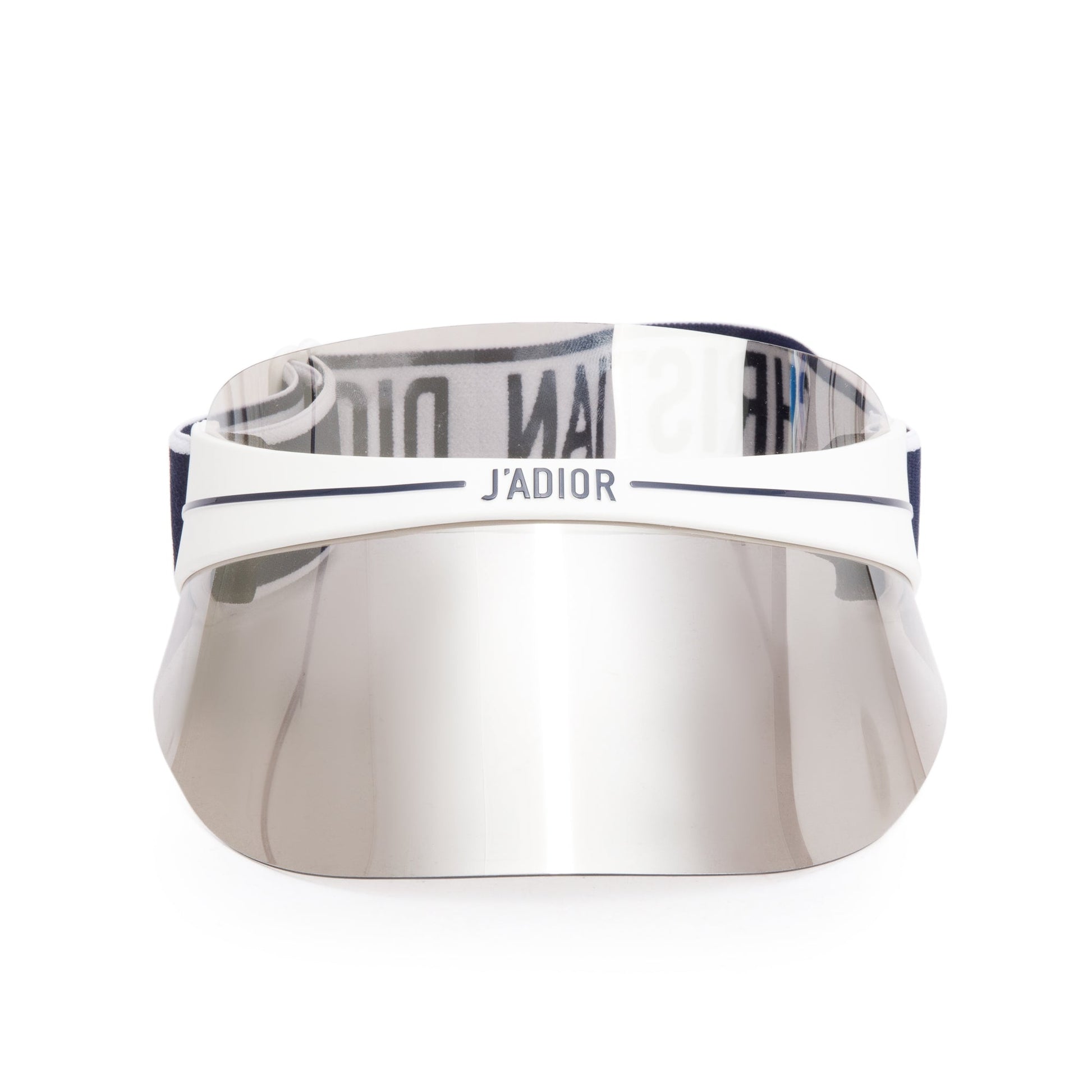 Dior Christian Navy club Visor Handbag White Travel Bag