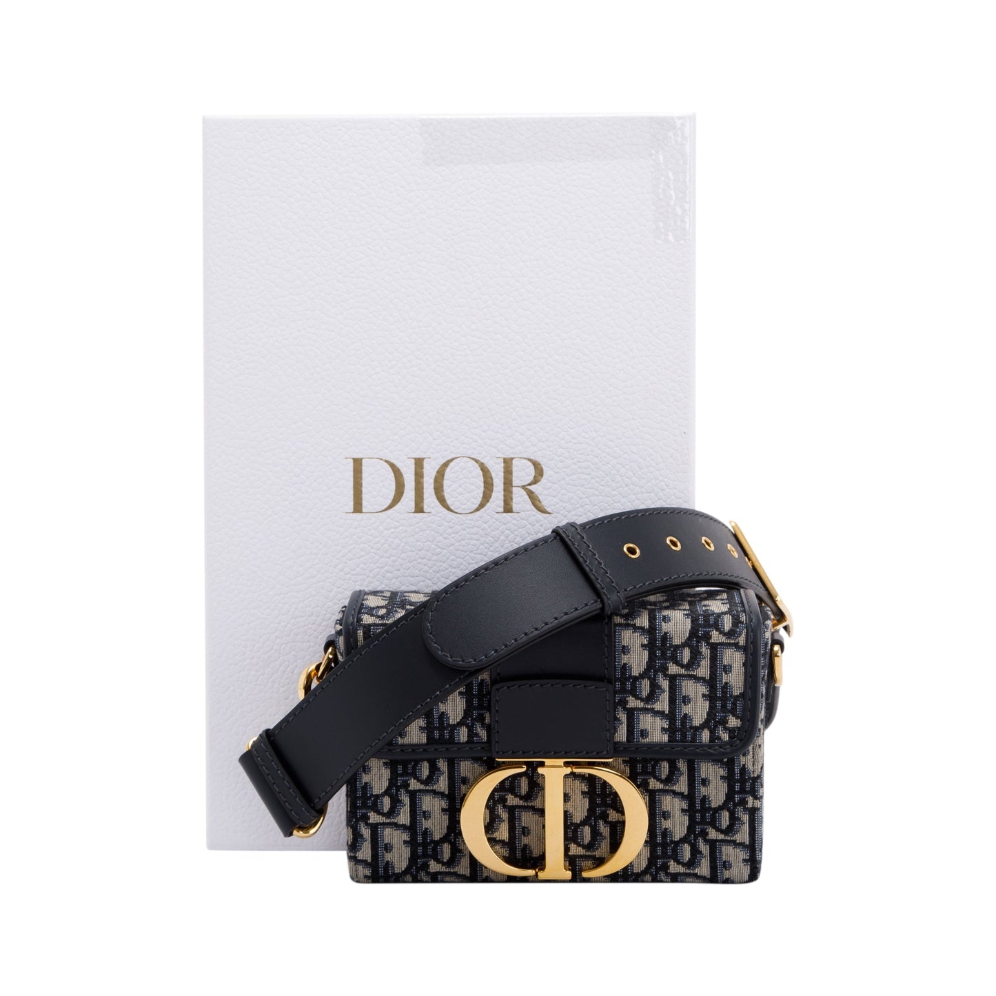 Dior Christian Oblique Montaigne Box Bag Travel Bag