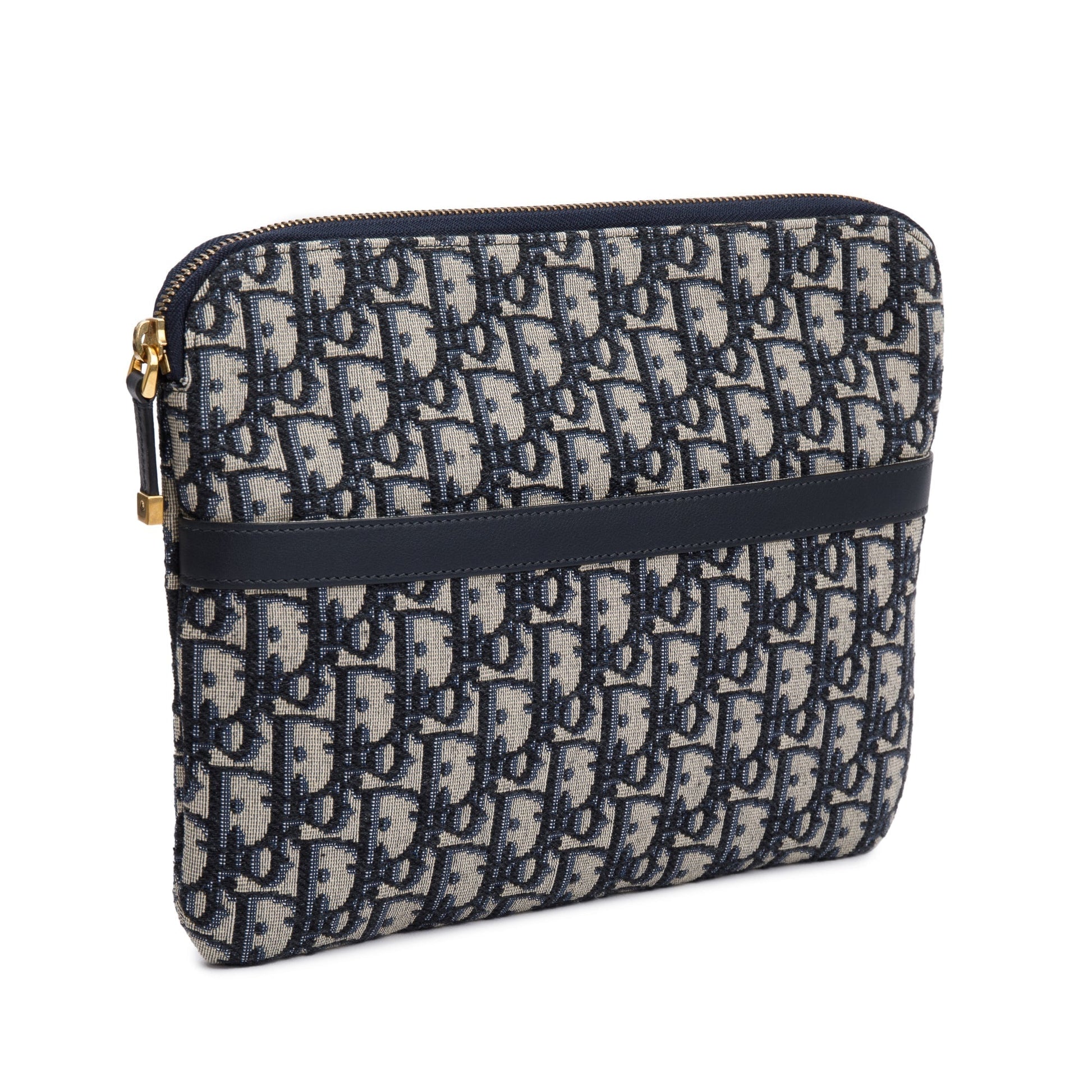 Dior Christian Oblique Travel Pouch Handbag Travel Bag