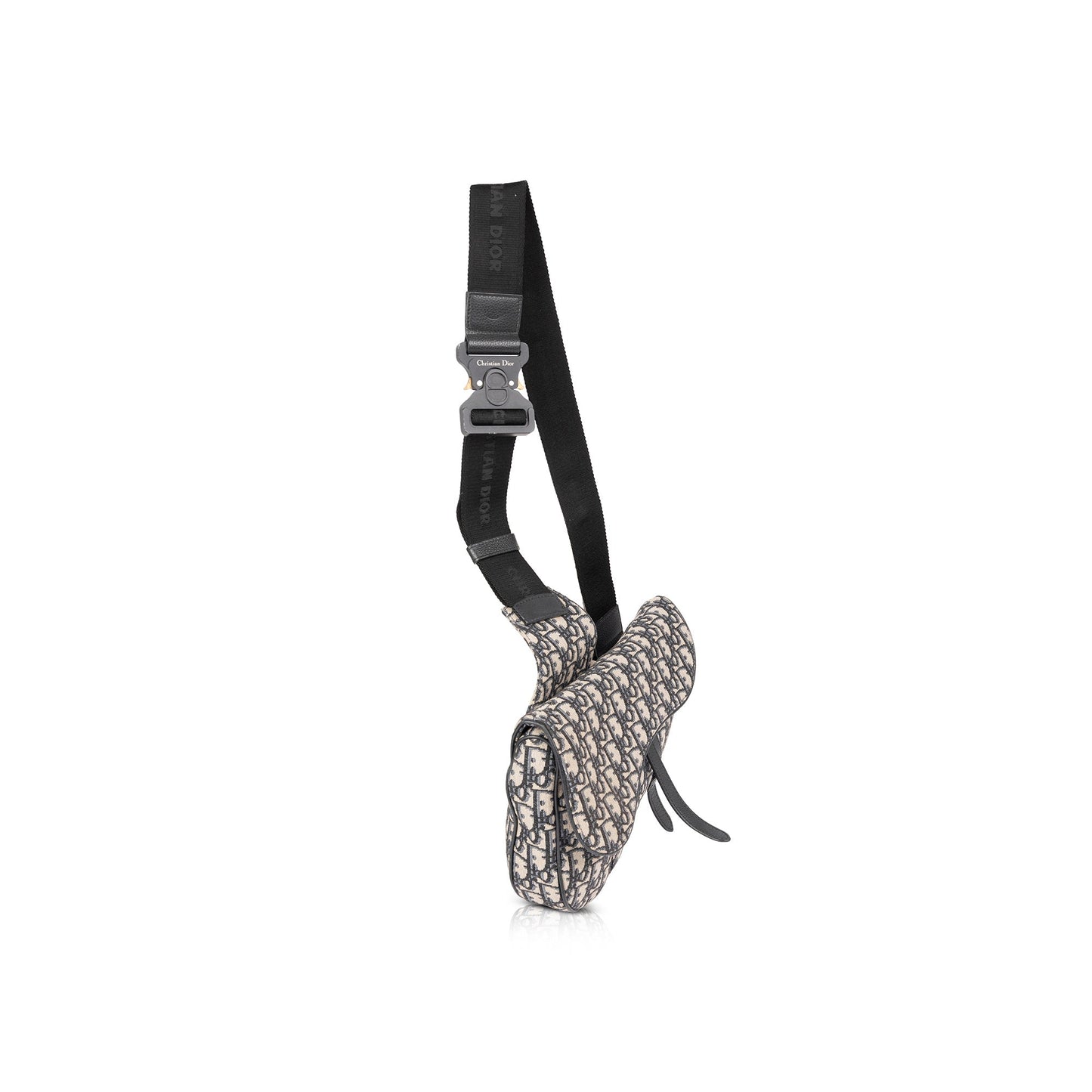 Dior Christian Oblique Saddle Bag Travel Bag