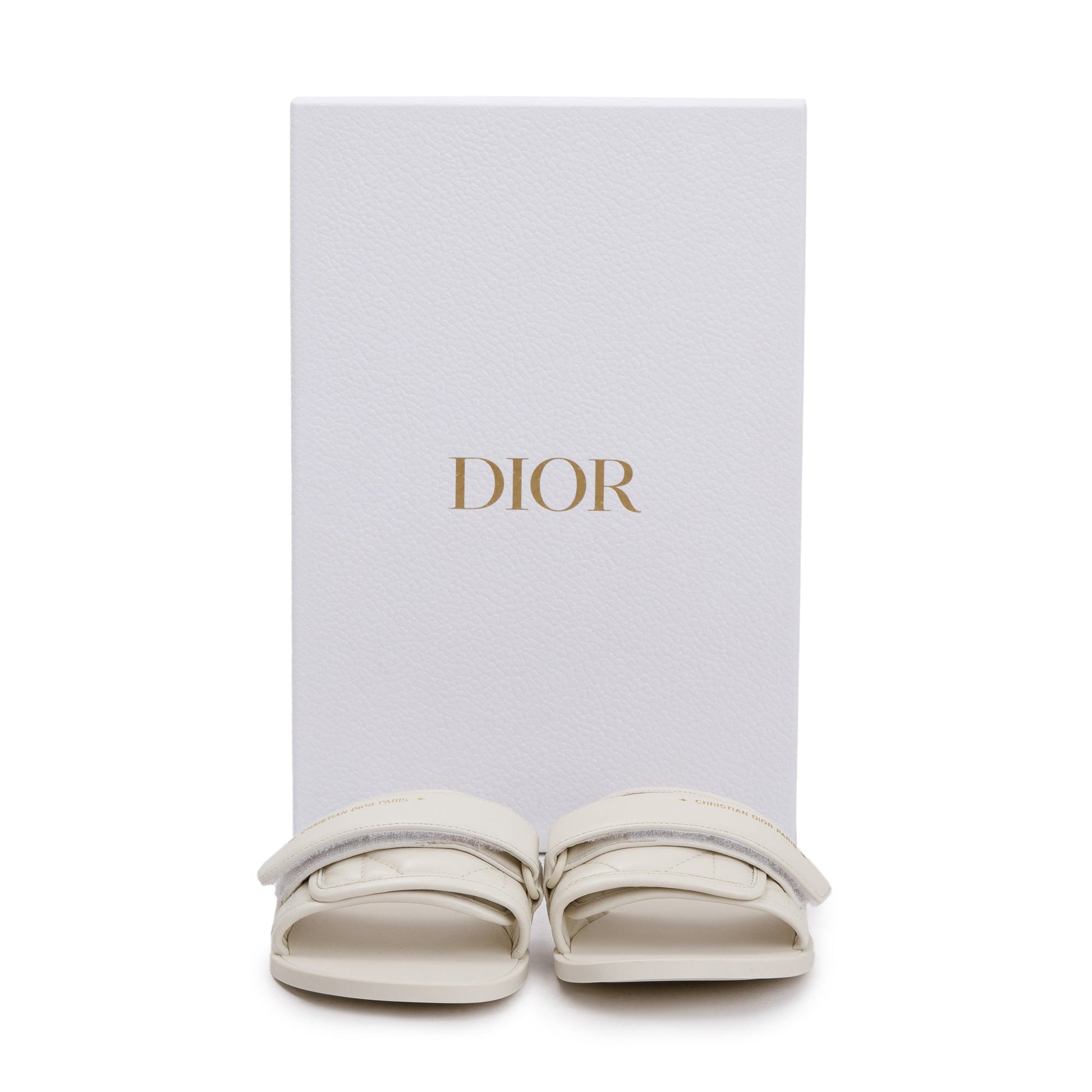 Dior Christian Off Cannage Dio(R)Evolution Slide, Size Handbag Leather Quilted Travel Bag