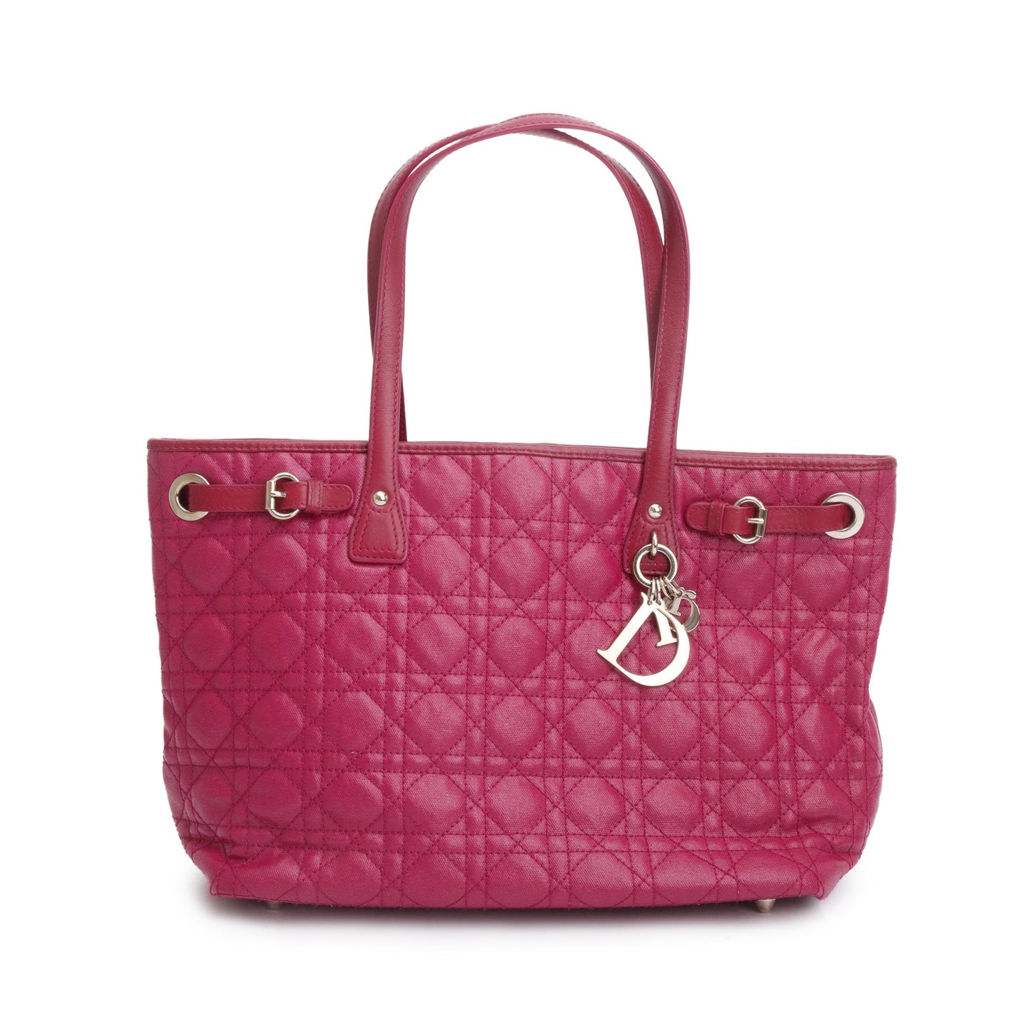 Dior Christian Purple Cannage Panarea Shopping Tote Handbag Tote Bag