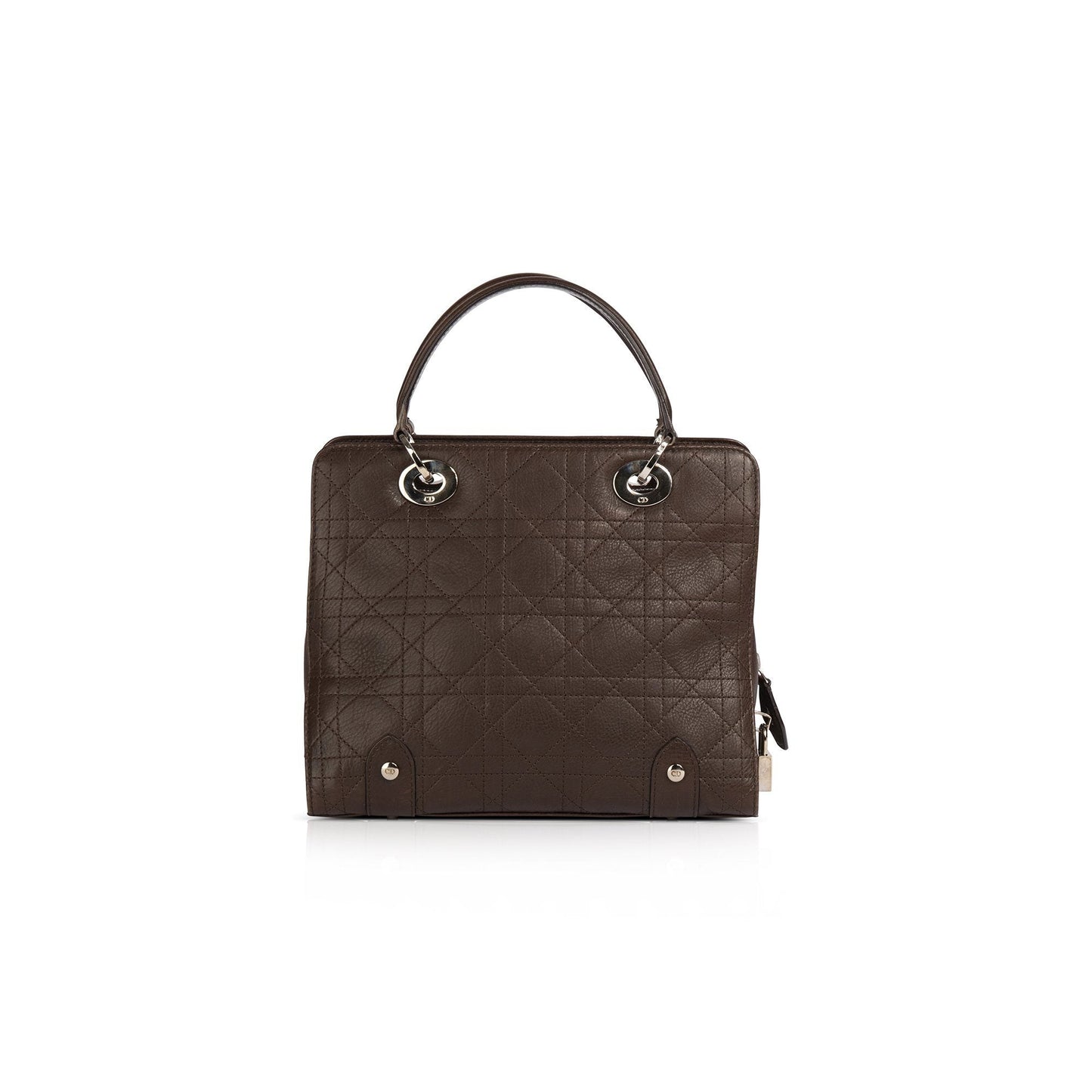 Dior Christian Stitched Cannage Soft Lady Tote Handbag Small Tote Bag