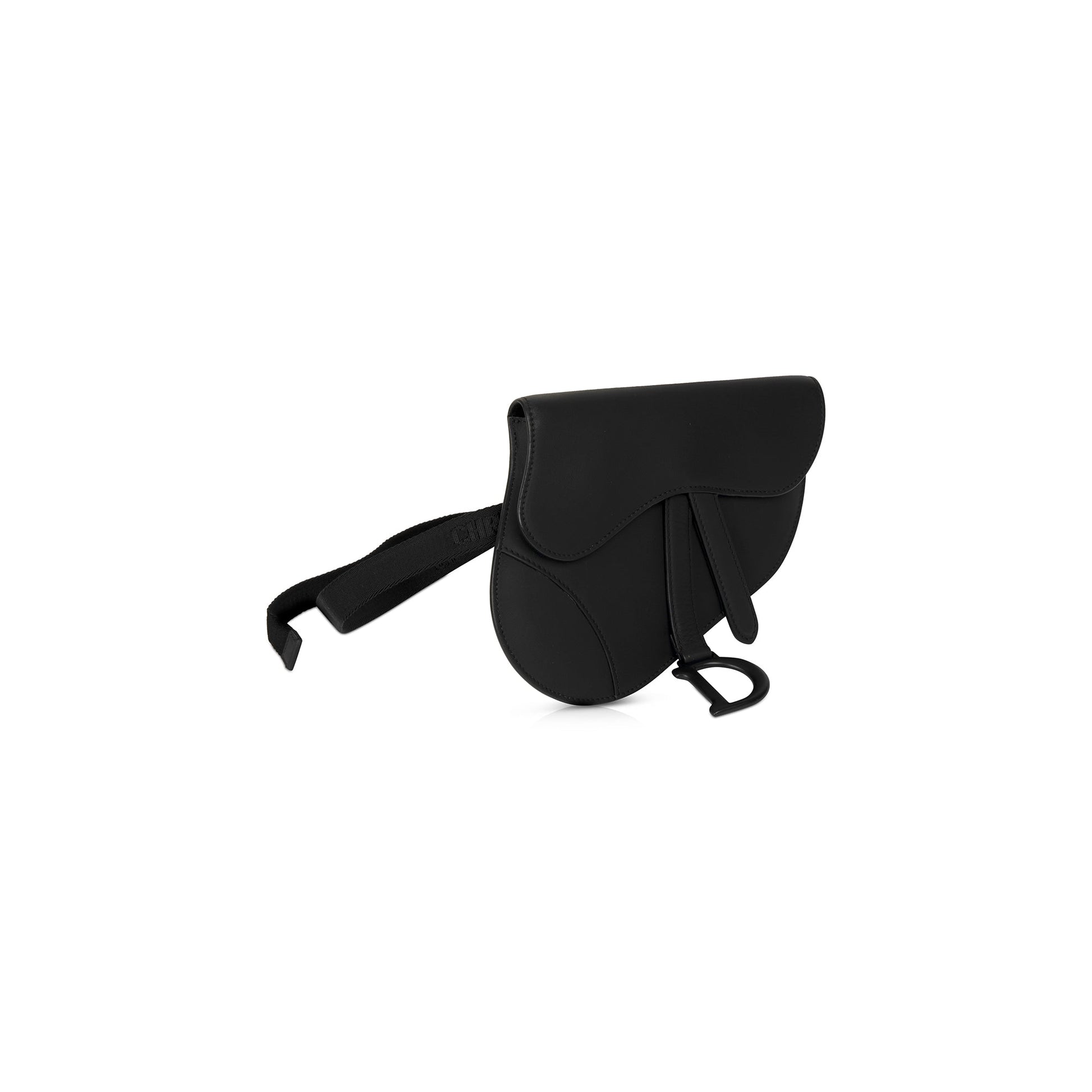 Dior Christian Ultramatte Saddle Bag Leather Travel Bag