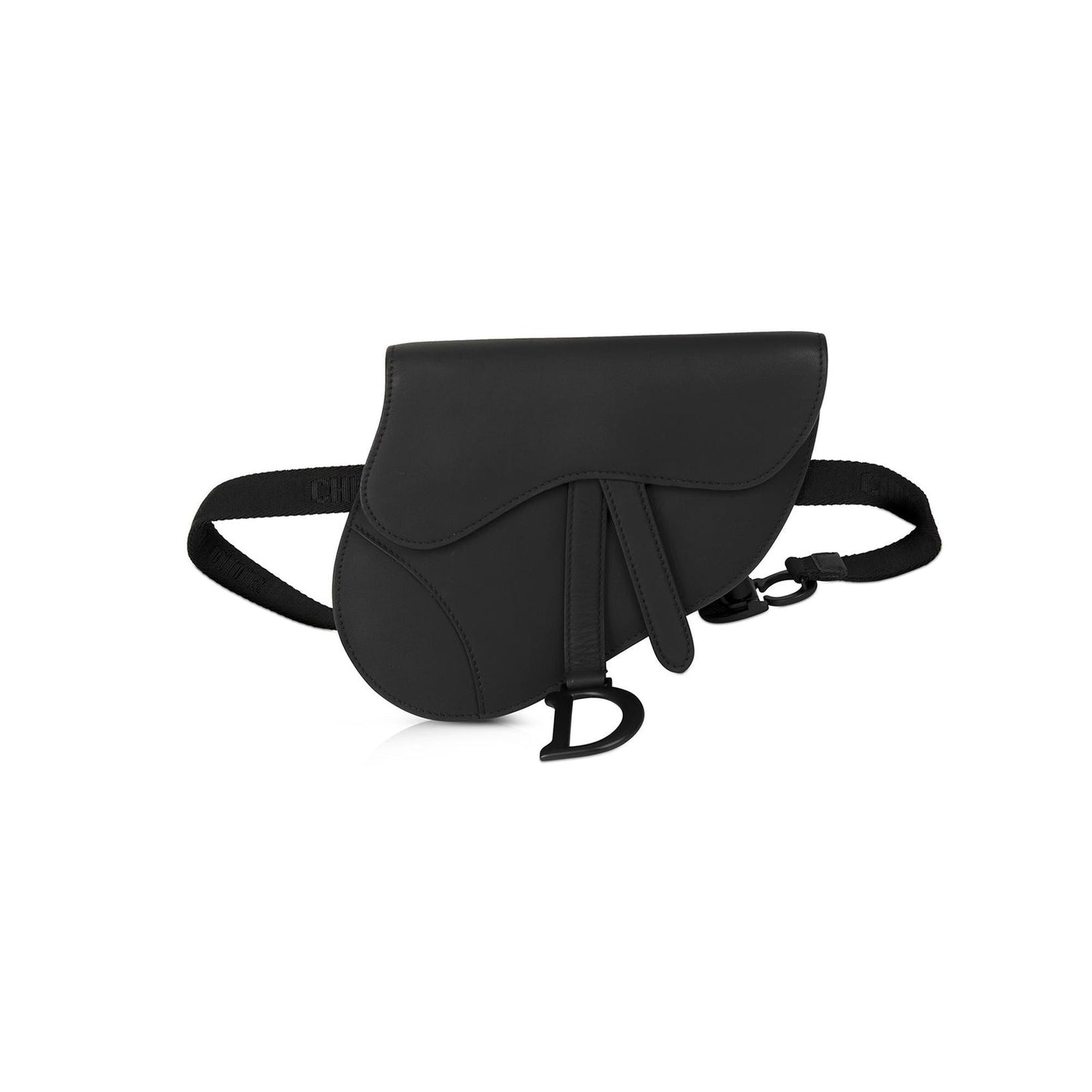 Dior Christian Ultramatte Saddle Bag Leather Travel Bag