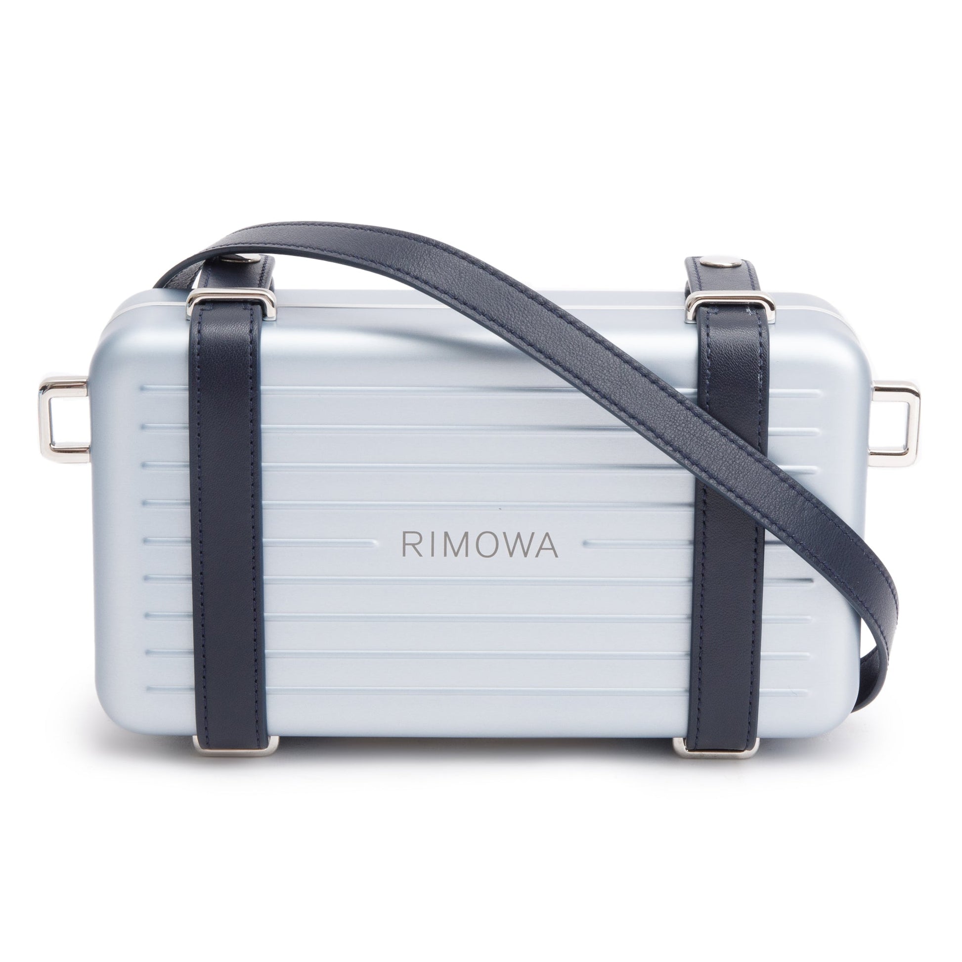 Dior Christian X Rimowa Aluminum Personal Utility Case Silver Travel Bag
