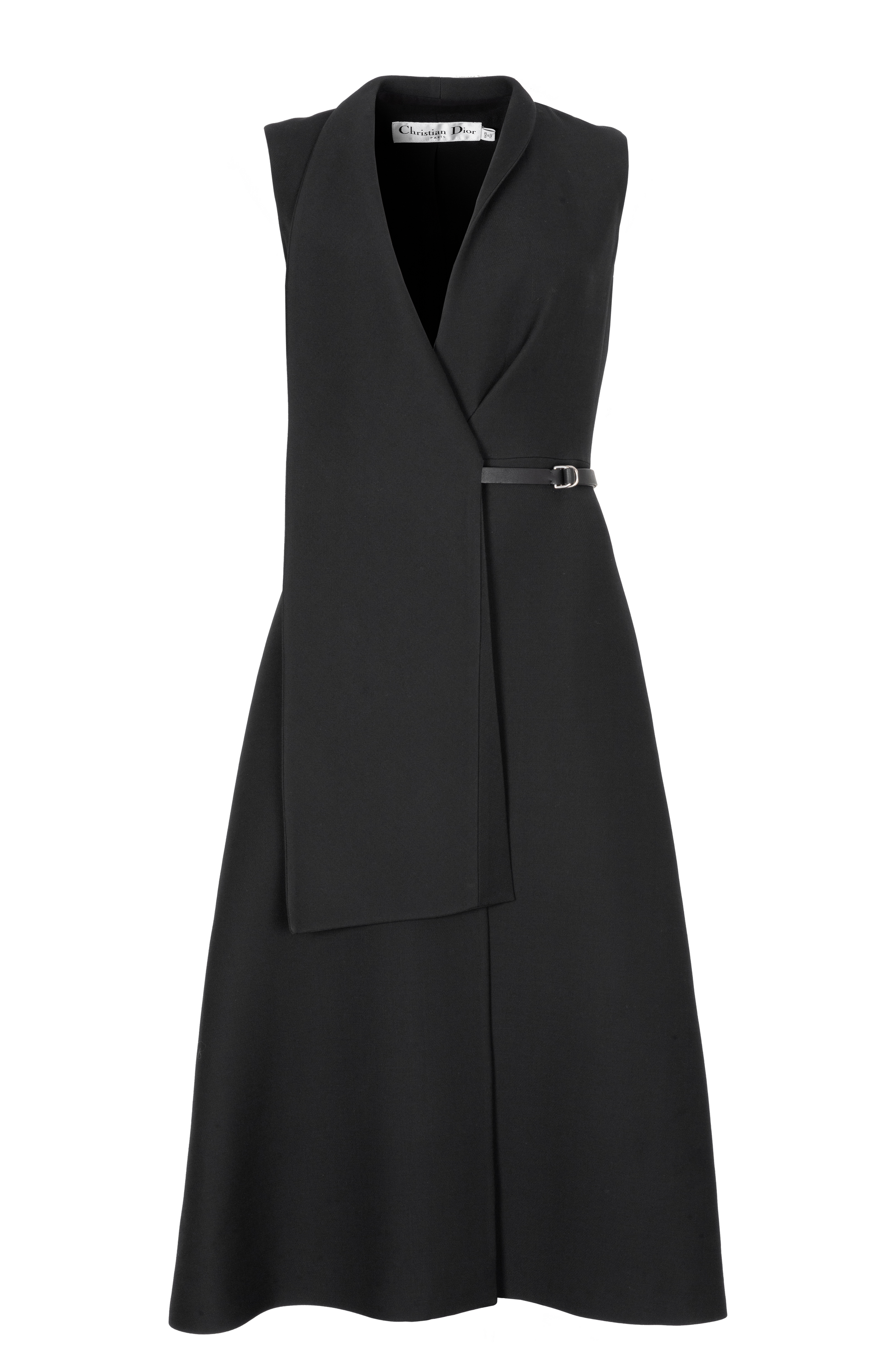 Dior Belted Blazer Dress Black