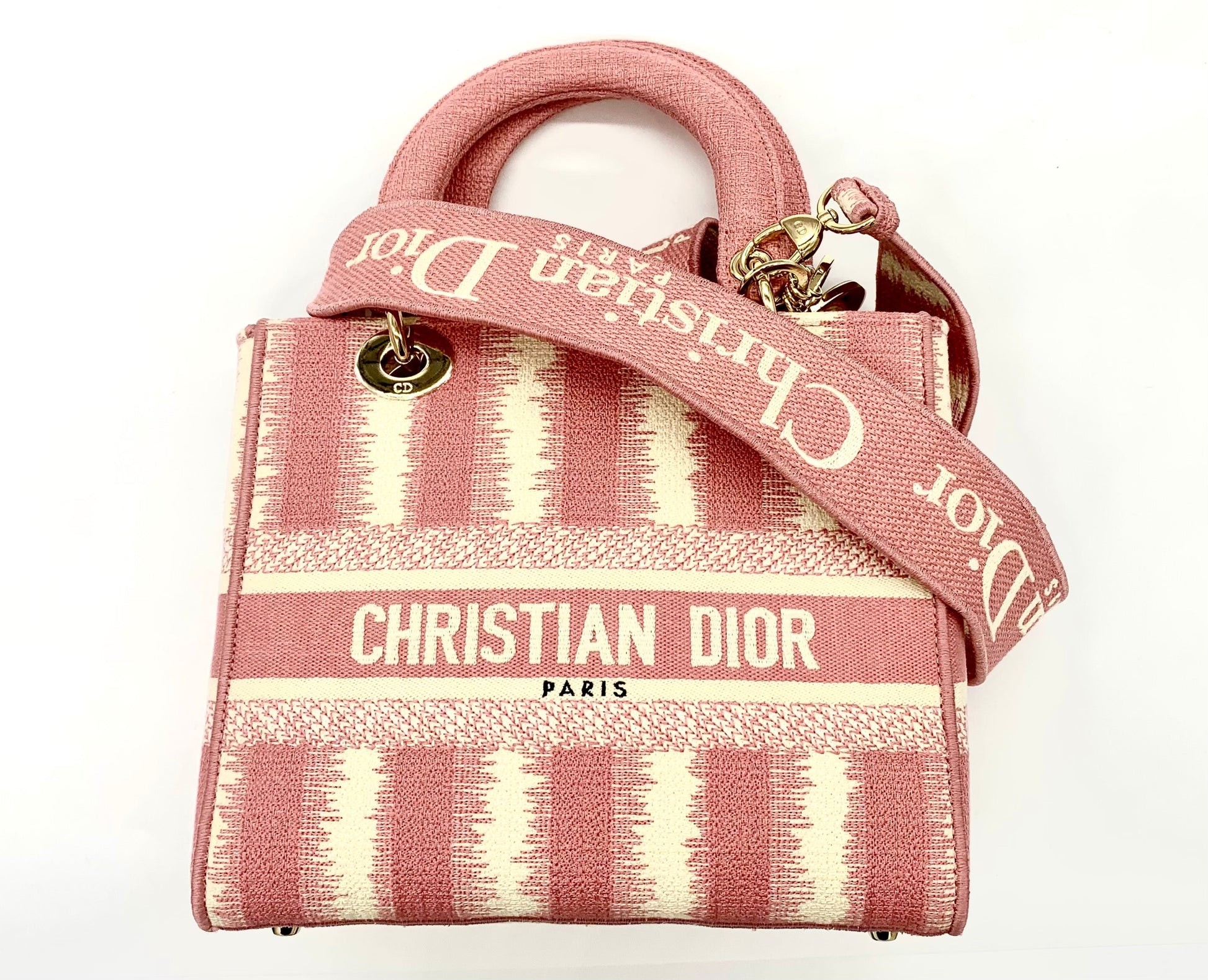 Dior Lady D Lite Bag Pink Travel Bag