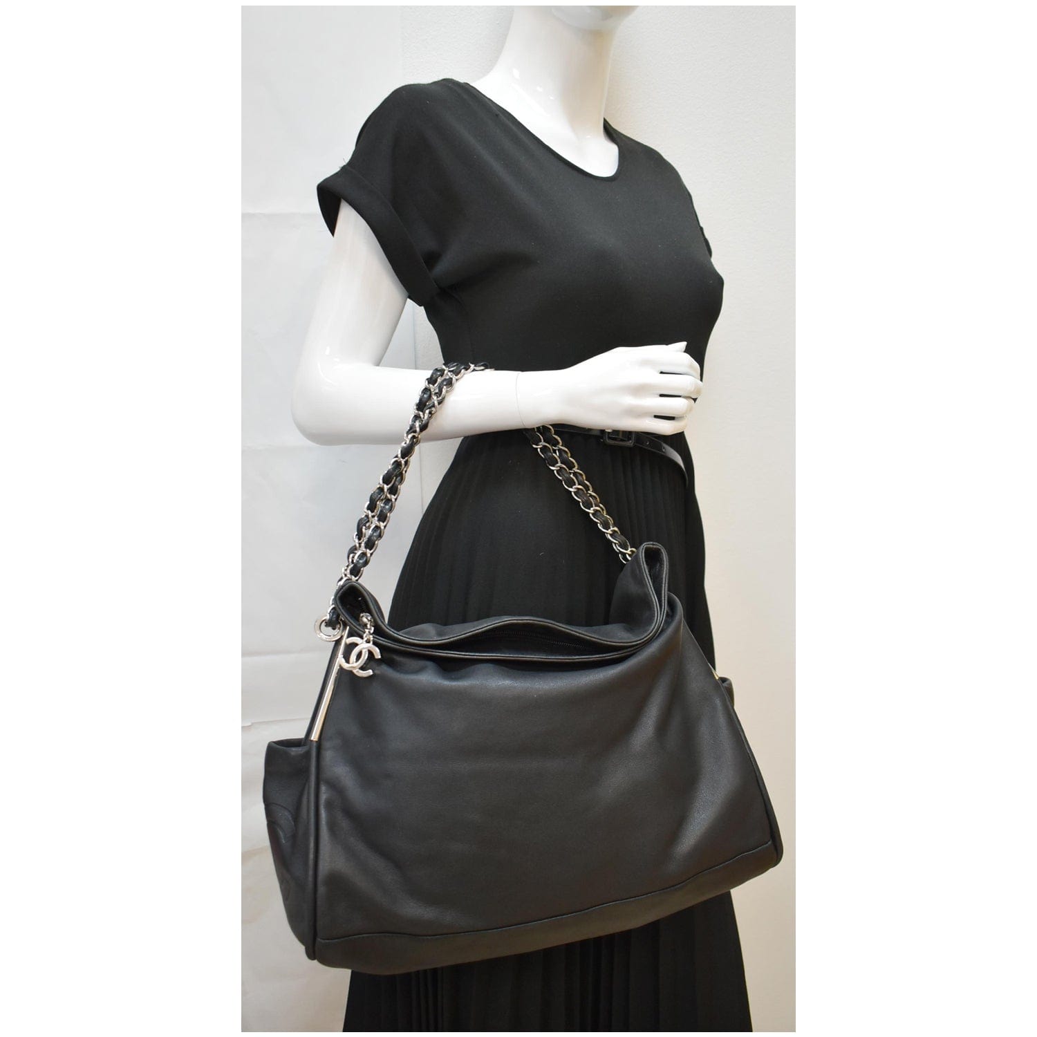 Chanel Ultimate Soft Tote Leather Black Tote Bag