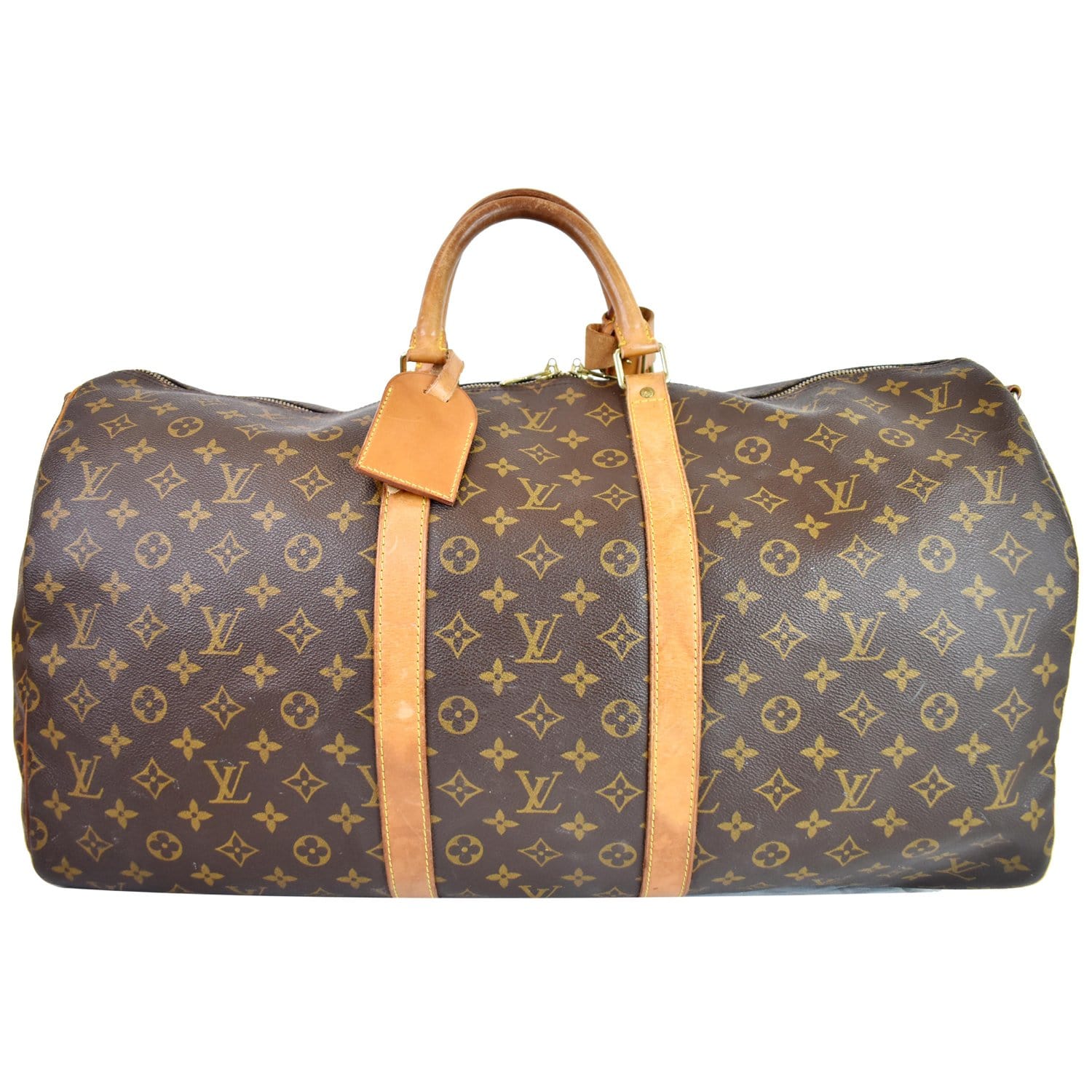 Louis Keepall Bandouliere Travel Bag Canvas Monogram Brown 1