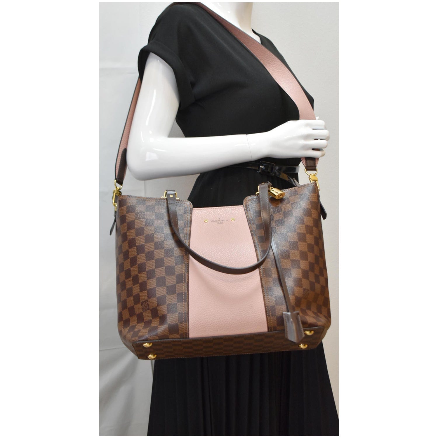 Louis Jersey Damier Ebene Shoulder Bag Magnolia
