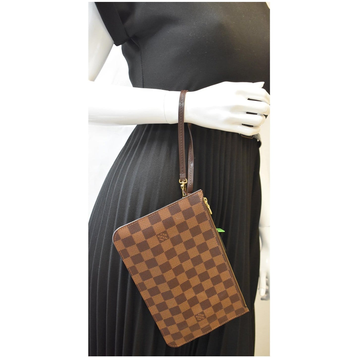 Louis Pochette Wristlet Pouch Neverfull Mm Clutch Canvas Monogram Clutch Bag