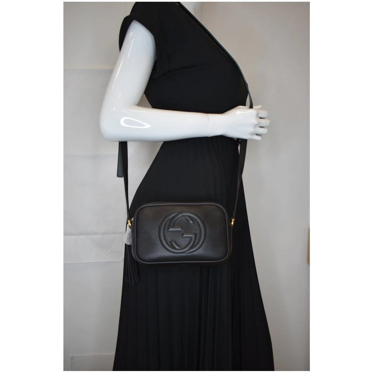 Gucci Soho Disco Crossbody Bag Leather Black