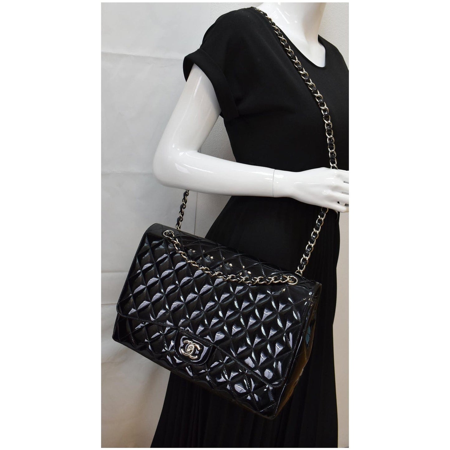 Chanel Classic Maxi Single Flap New Rep Shoulder Leather Quilted Shoulder Bag