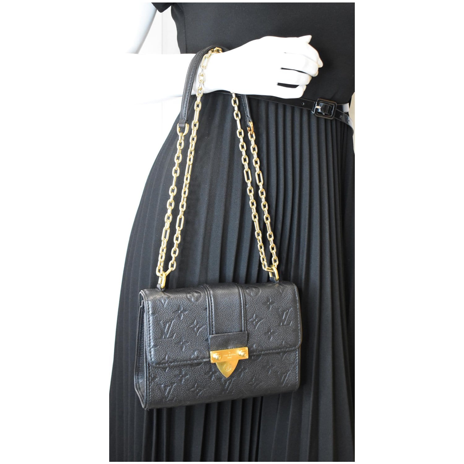 Louis Saint Sulpice Pm Empreinte Crossbody Bag Leather