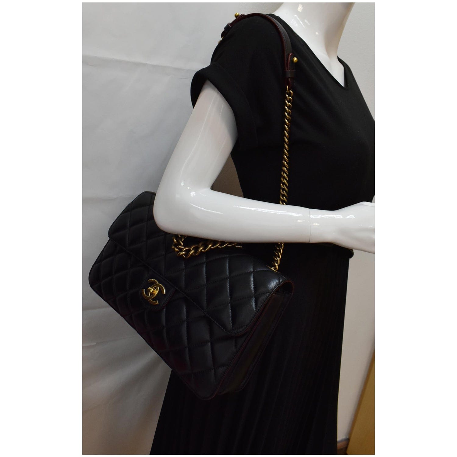 Chanel Perfect Edge Large Shoulder Bag Leather Quilted