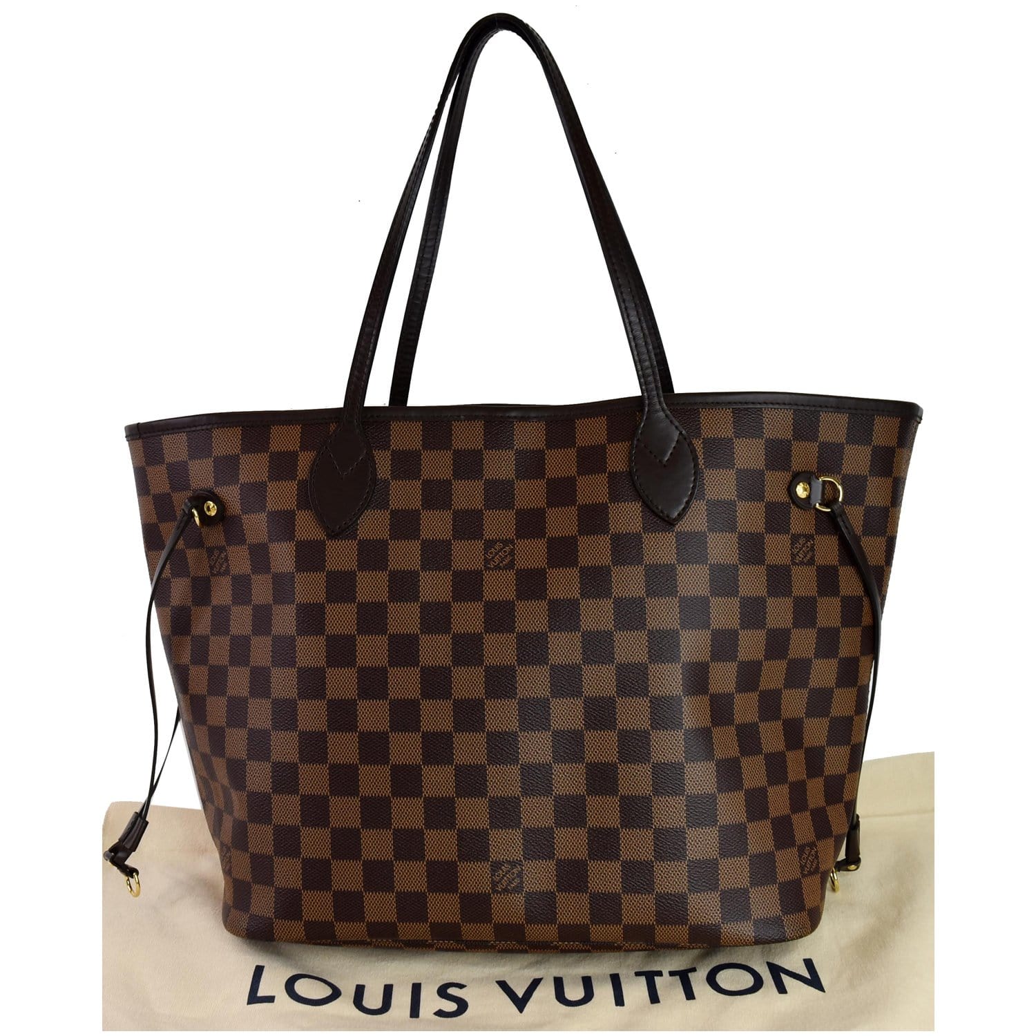Louis Neverfull Mm Damier Ebene Tote Shoulder Brown Shoulder Bag Bag Brown