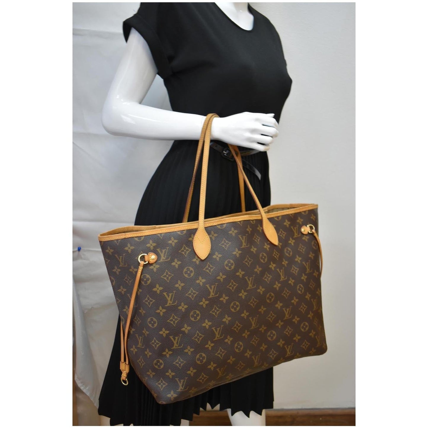 Louis Neverfull Gm Tote Bag Canvas Monogram