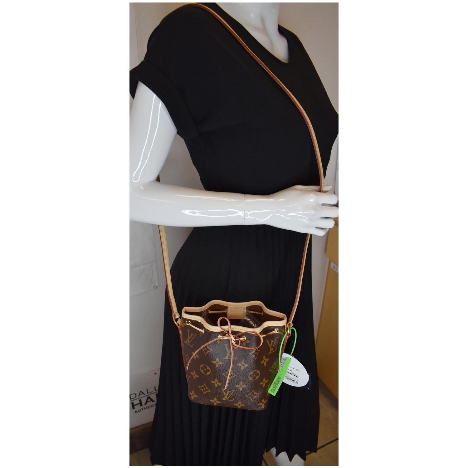Louis Nano Noe Crossbody Bag Canvas Monogram