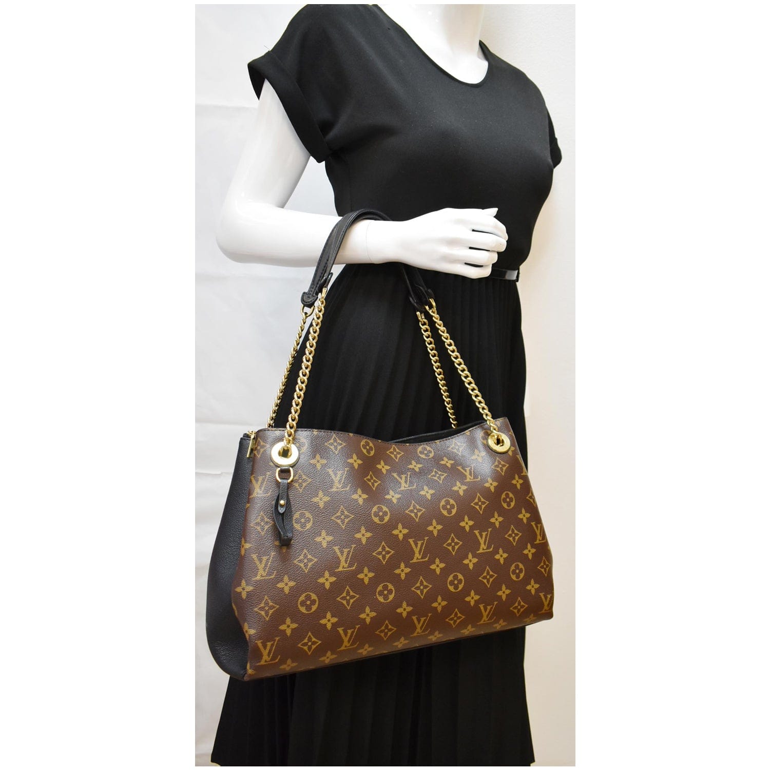 Louis Surene Mm Shoulder Bag Canvas Monogram